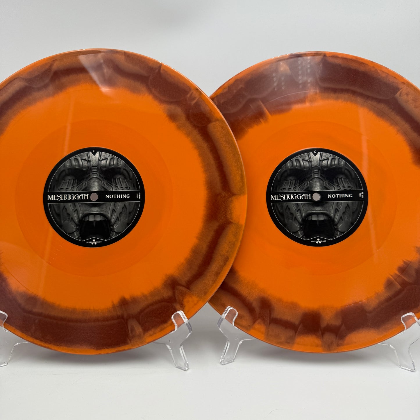 Meshuggah - Nothing Vinyl LP Alt Cover Brown / Orange Swirl 2 C/D RECORDS READ