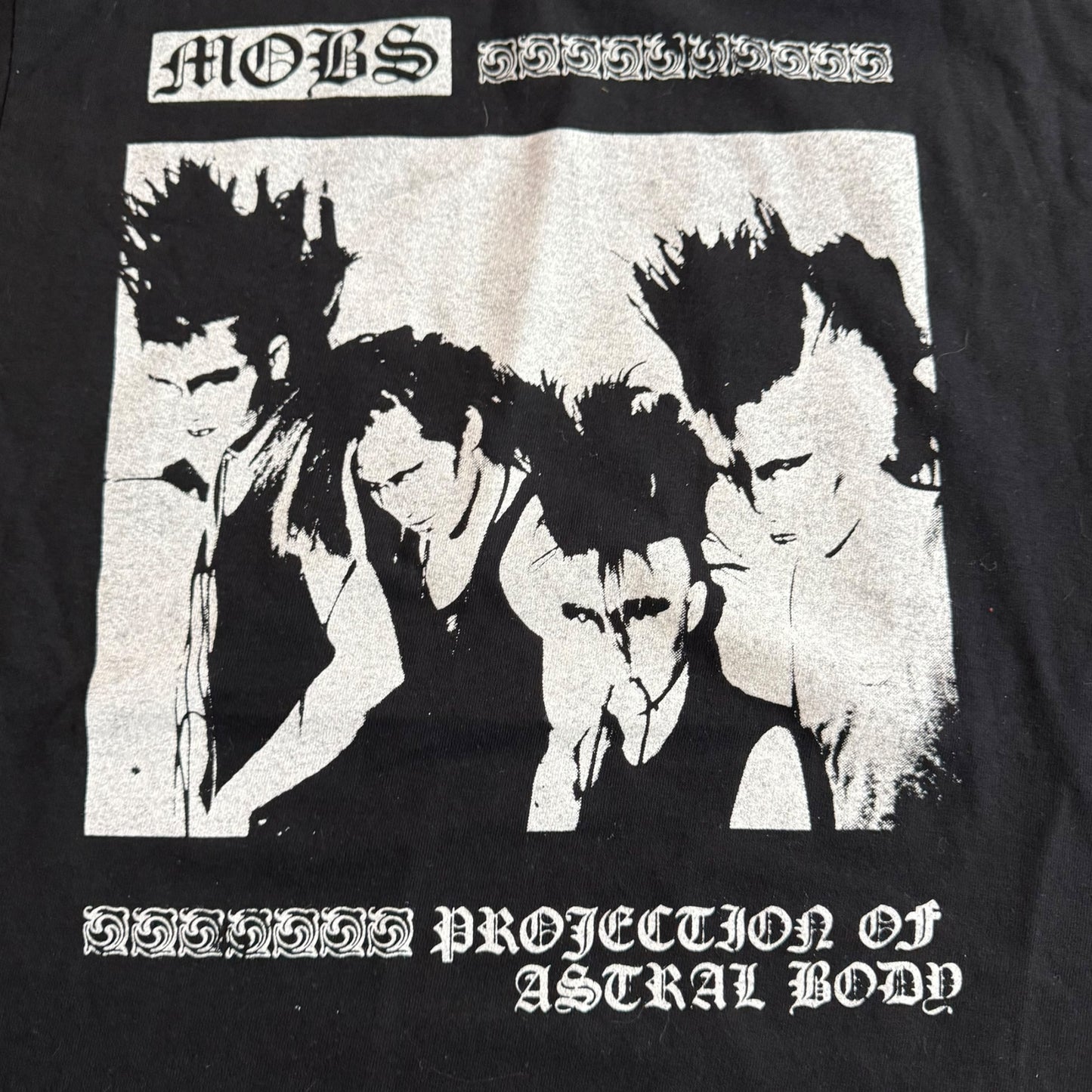 MOBS Japanese Hardcore Punk Band Projection Of Astral Body T-Shirt Size S