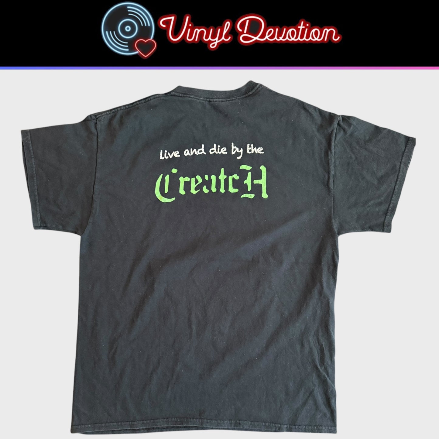 Creatures Hardcore Band California Love 2Pac T-Shirt Size L Disgrace Twitching Tongues