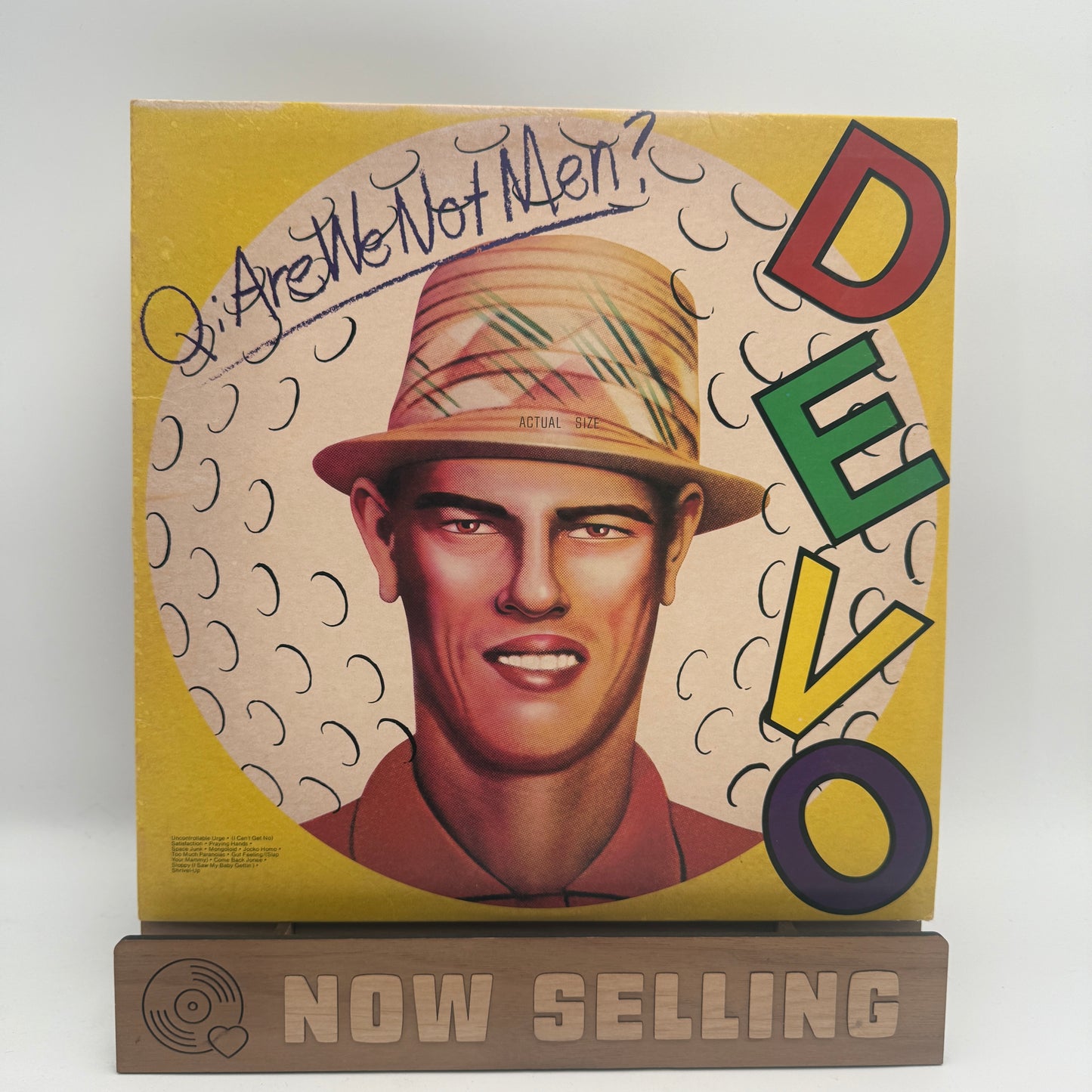Devo - Q: Are We Not Men? A: We Are Devo! Vinyl LP Original 1st Press Winchester