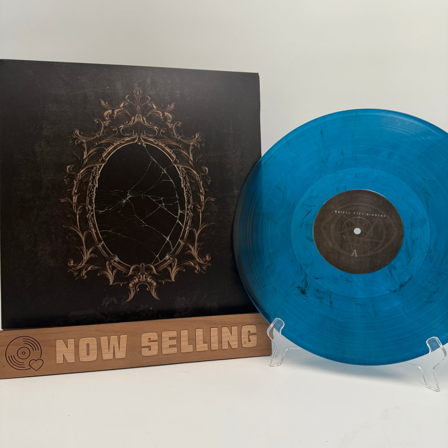 The Bridge City Sinners - In The Age Of Doubt Vinyl LP Agate Blue Black Swirl