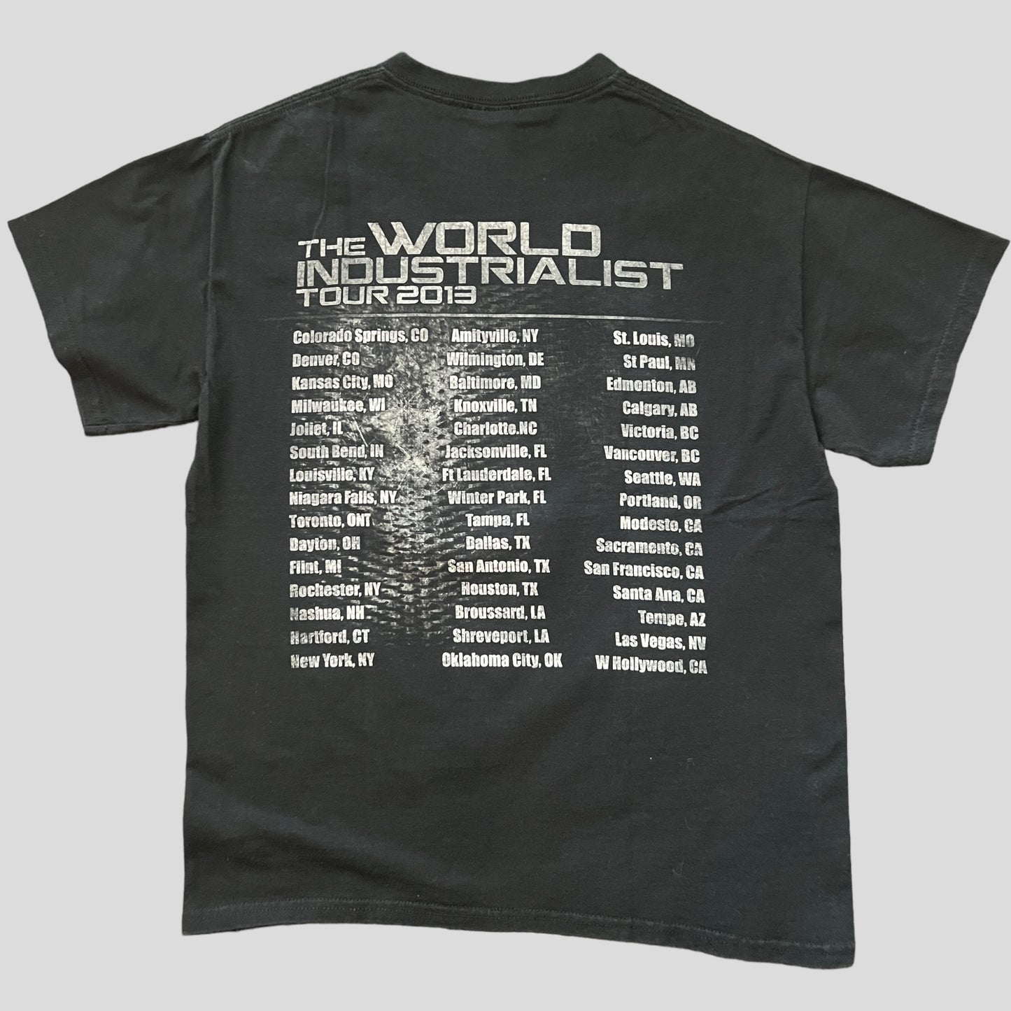 Fear Factory Band The Industrialist 2013 Tour T-Shirt Size M