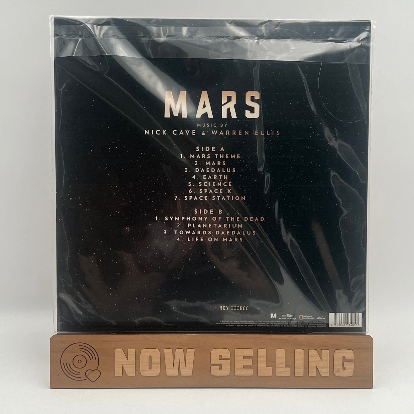 Mars Soundtrack Nick Cave & Warren Ellis Nat Geo Vinyl LP Yellow Flame Numbered
