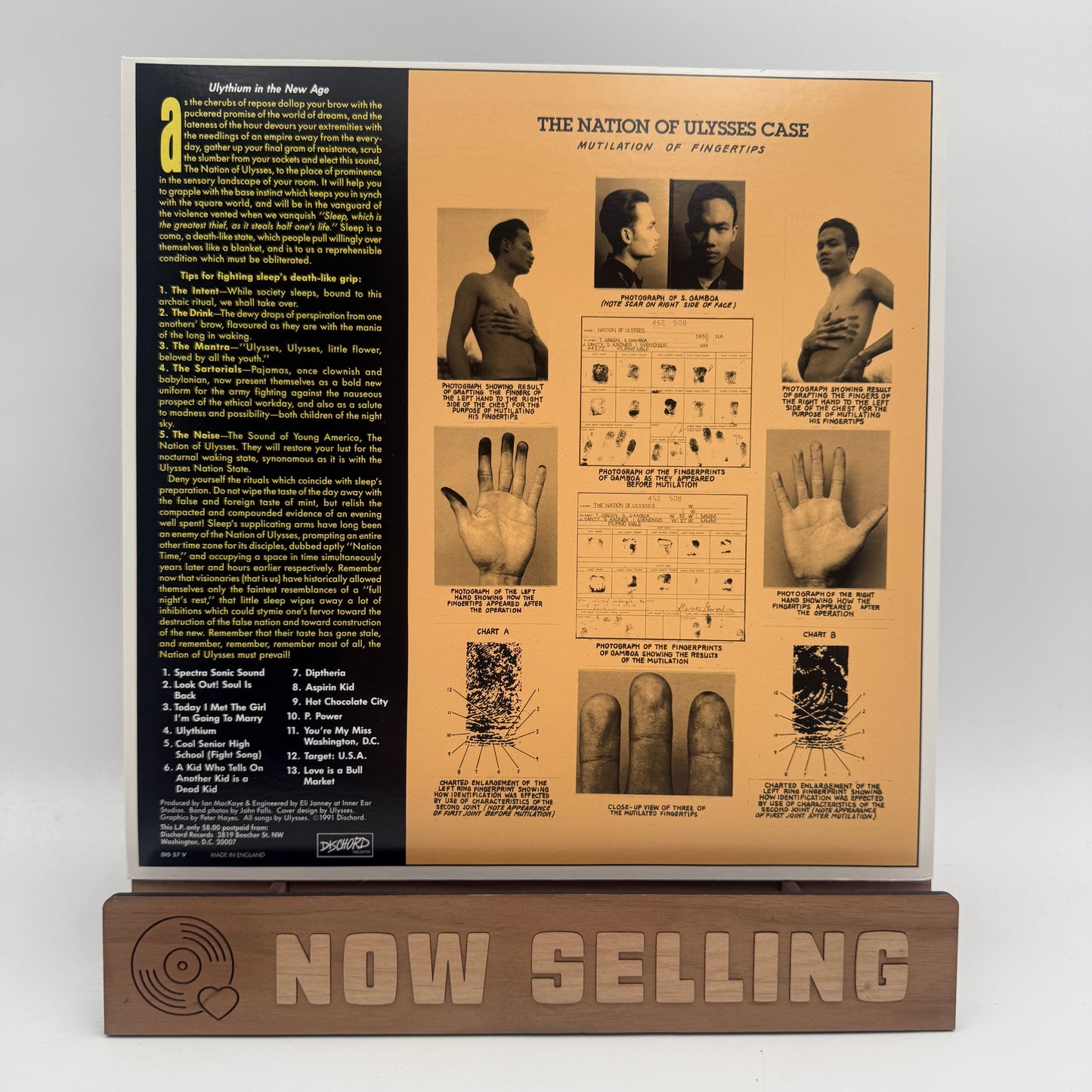 Nation Of Ulysses - 13-Point Program To Destroy America Vinyl LP 2010 Reissue $8.00 postpaid