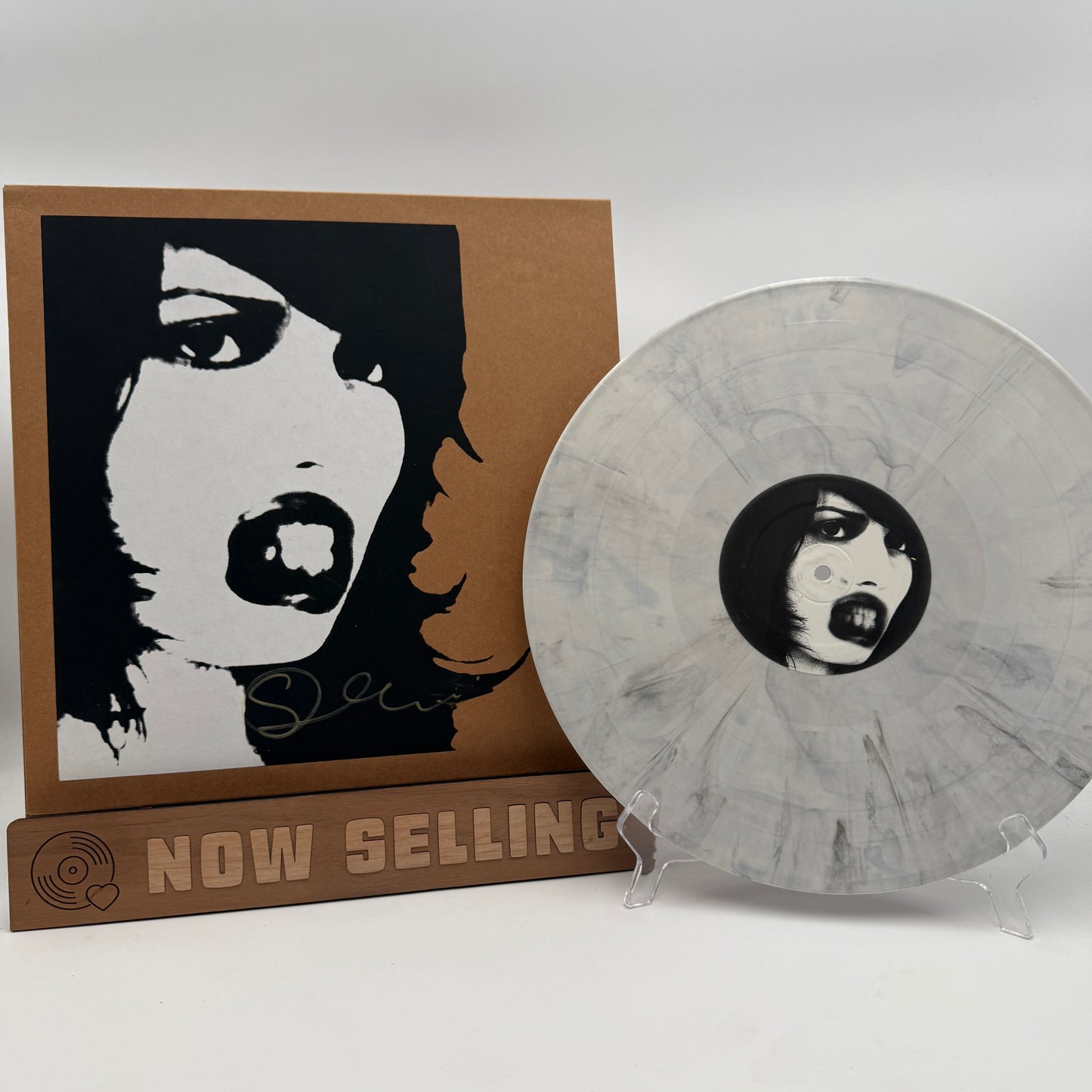 Carina Round - The Disconnection Vinyl LP White w/ Black Marble SIGNED