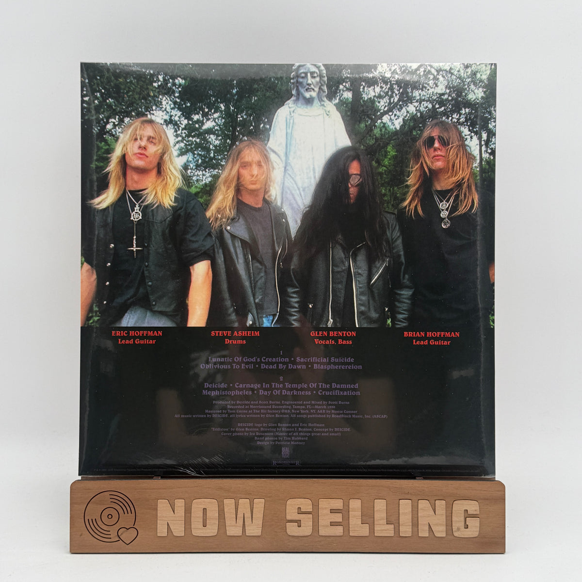 Deicide - Deicide Self Titled Vinyl LP Reissue Metallic White & Red Centurion SEALED