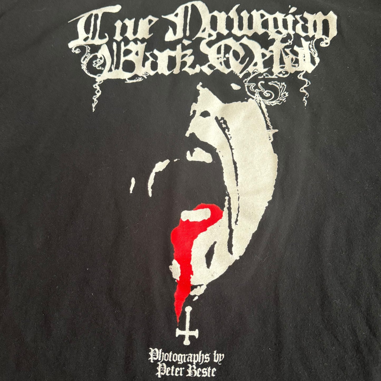 True Norwegian Black Metal Documentary T-Shirt Size L Darkthrone Peter Beste Gorgoroth