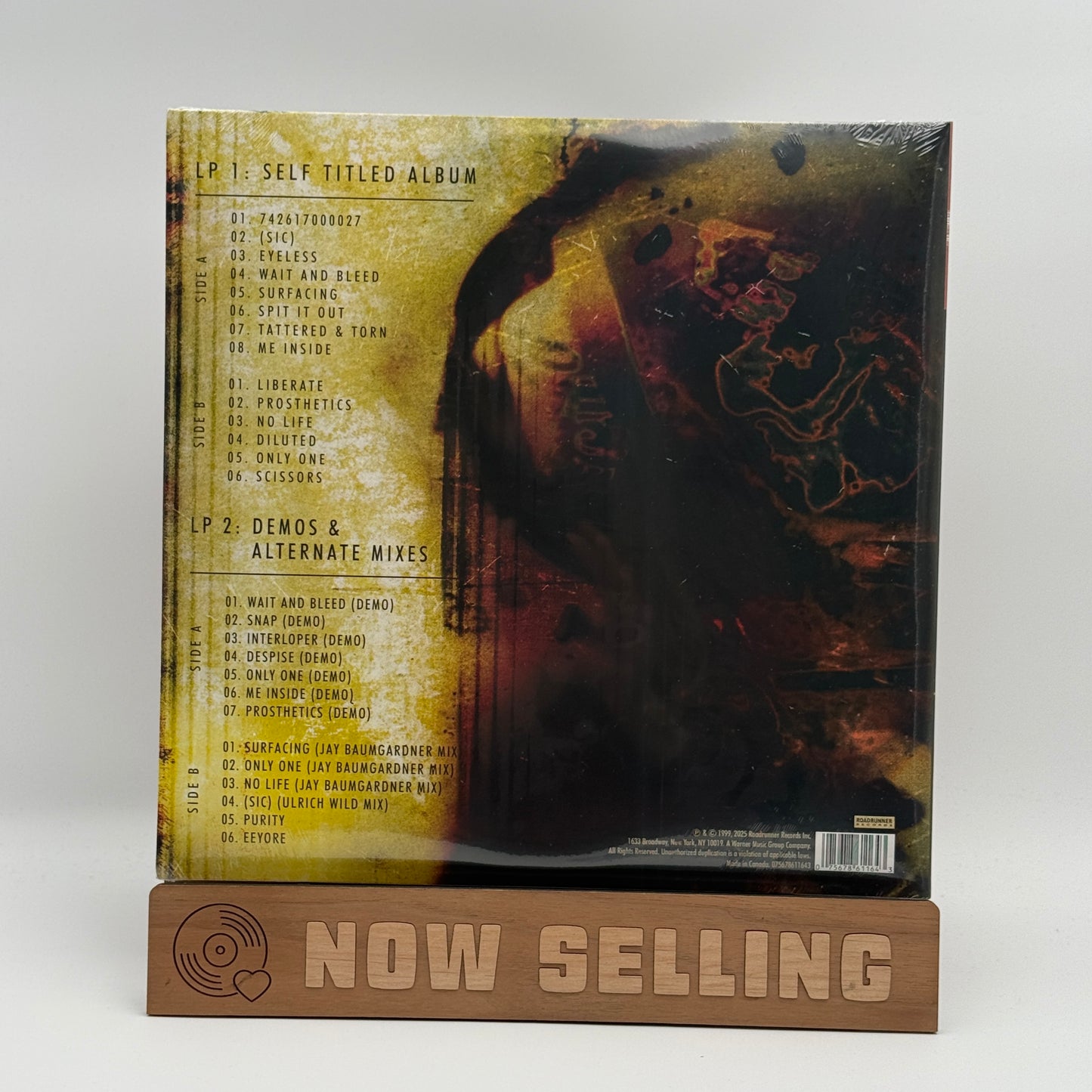 Slipknot - Slipknot Self Titled 25th Anniversary Vinyl 2 LP Black Reissue SEALED