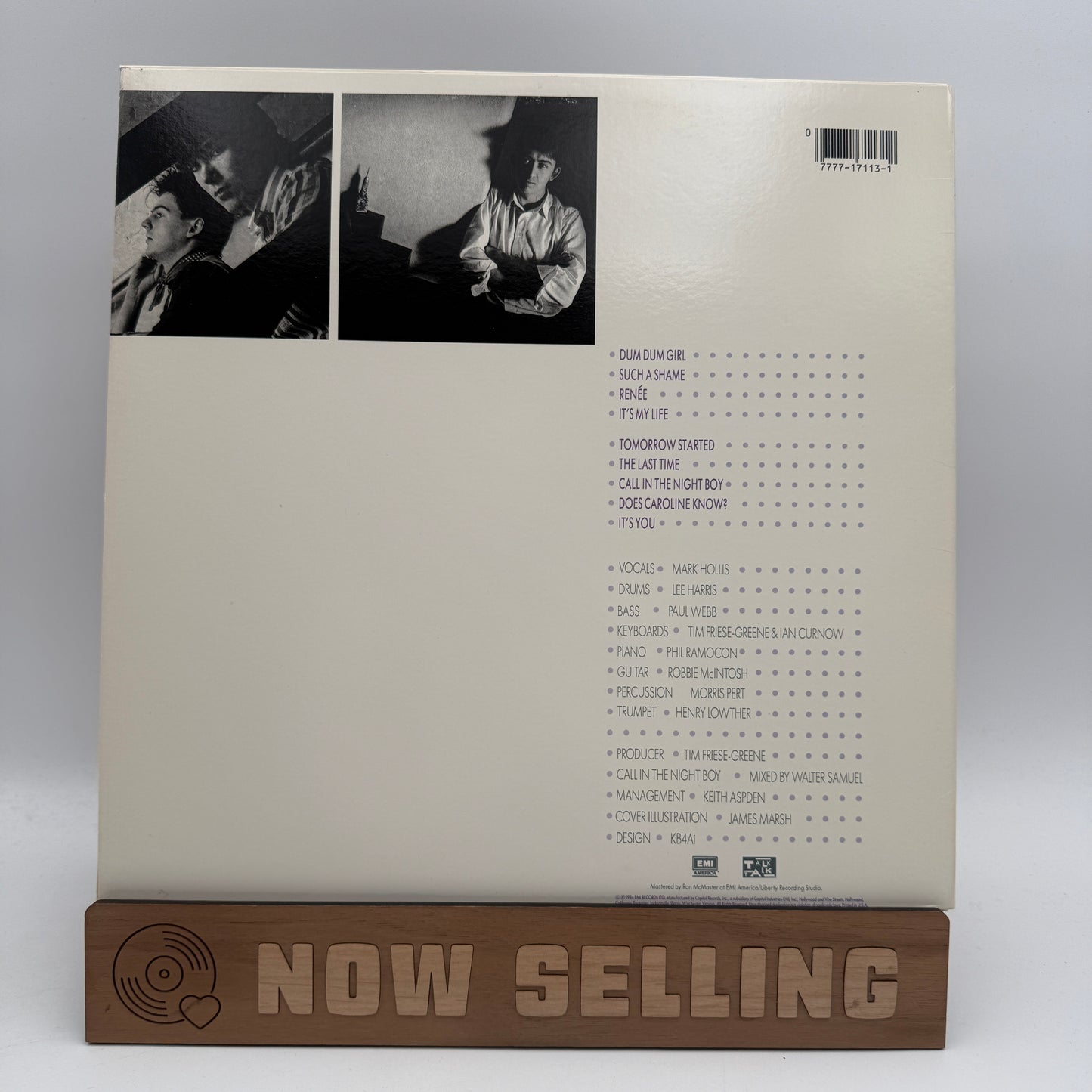 Talk Talk - It's My Life Vinyl LP Original 1st Press Jacksonville Pressing