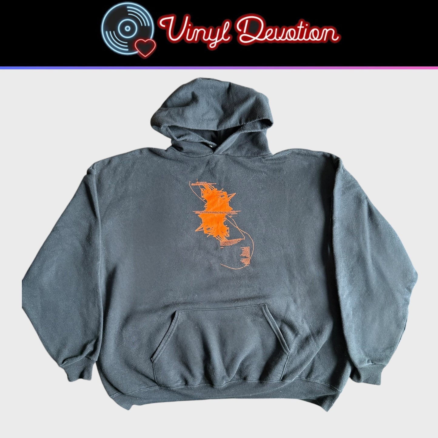 Mare Band Vintage Pullover Hoodie Size XXL Hydra Head Circle Takes The Square