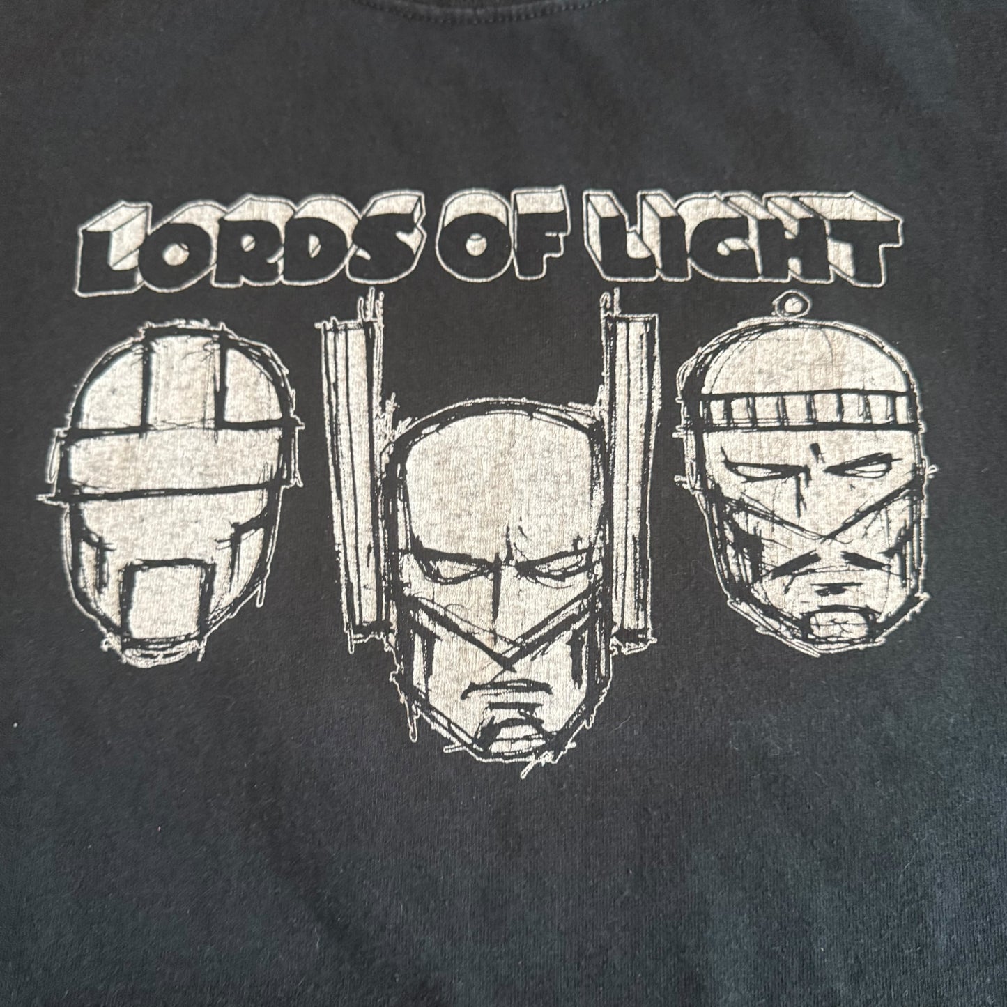 Lords Of Light Band T-Shirt Size L Garage Rock Hardcore Grindcore Punk