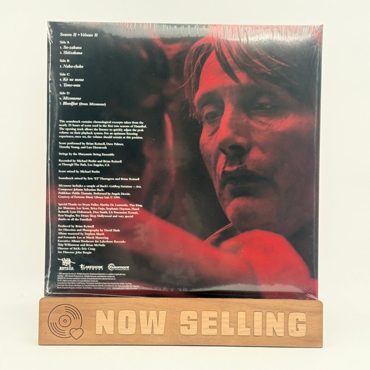 Hannibal: Season II - Volume II Soundtrack Vinyl LP Hemochrome Red SEALED Brian Reitzell