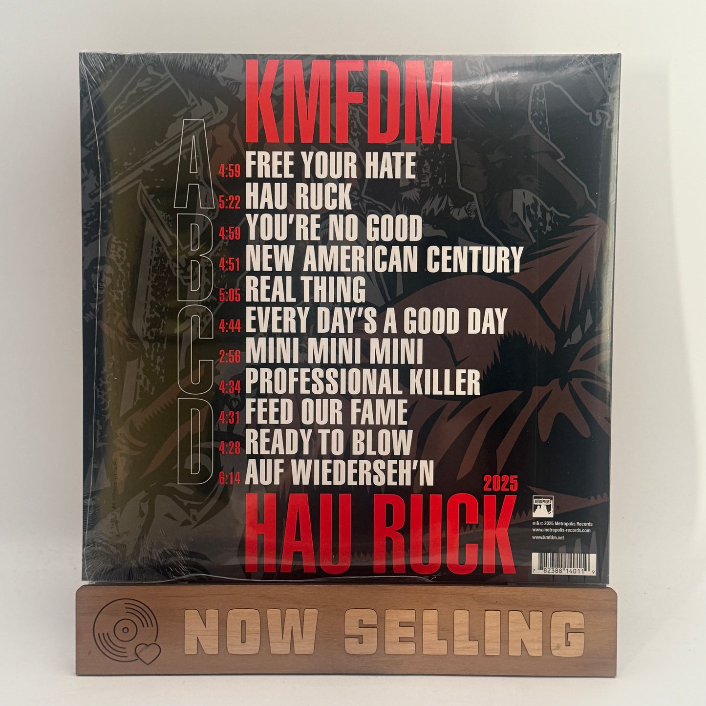 KMFDM - Hau Ruck 2025 Vinyl LP Reissue Remastered SEALED