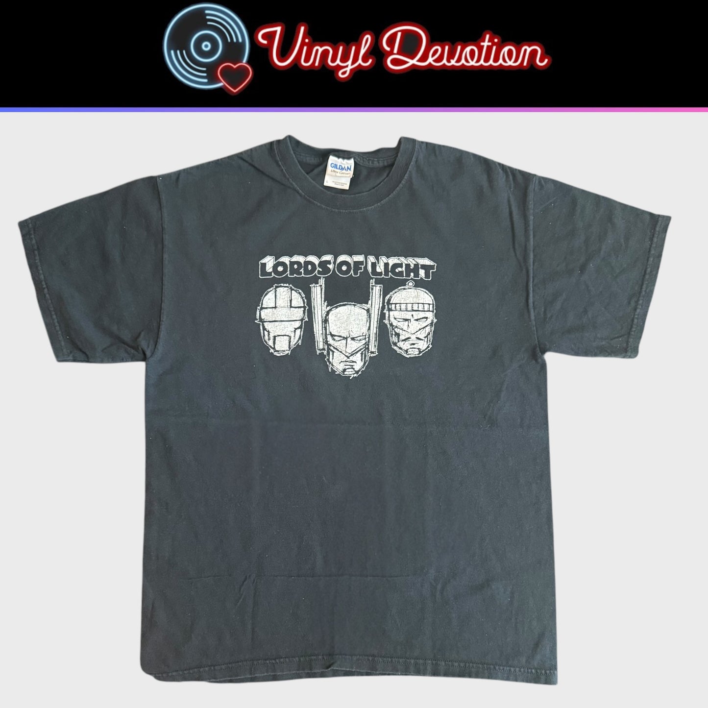 Lords Of Light Band T-Shirt Size L Garage Rock Hardcore Grindcore Punk