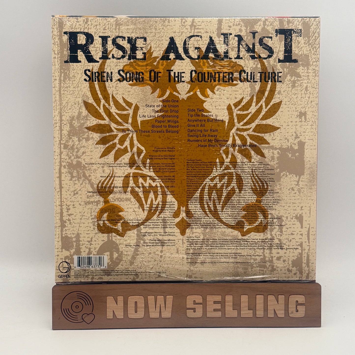 Rise Against - Siren Song Of The Counter Culture Vinyl LP Reissue SEALED
