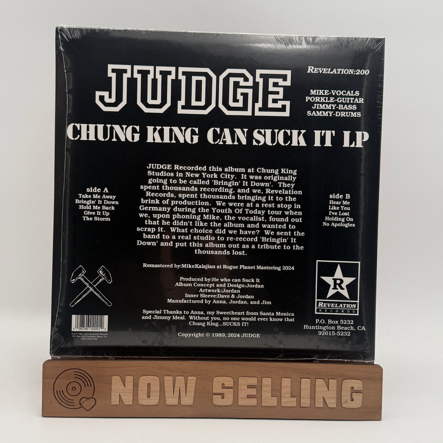 Judge - Chung King Can Suck It Vinyl LP Reissue Olive Green SEALED