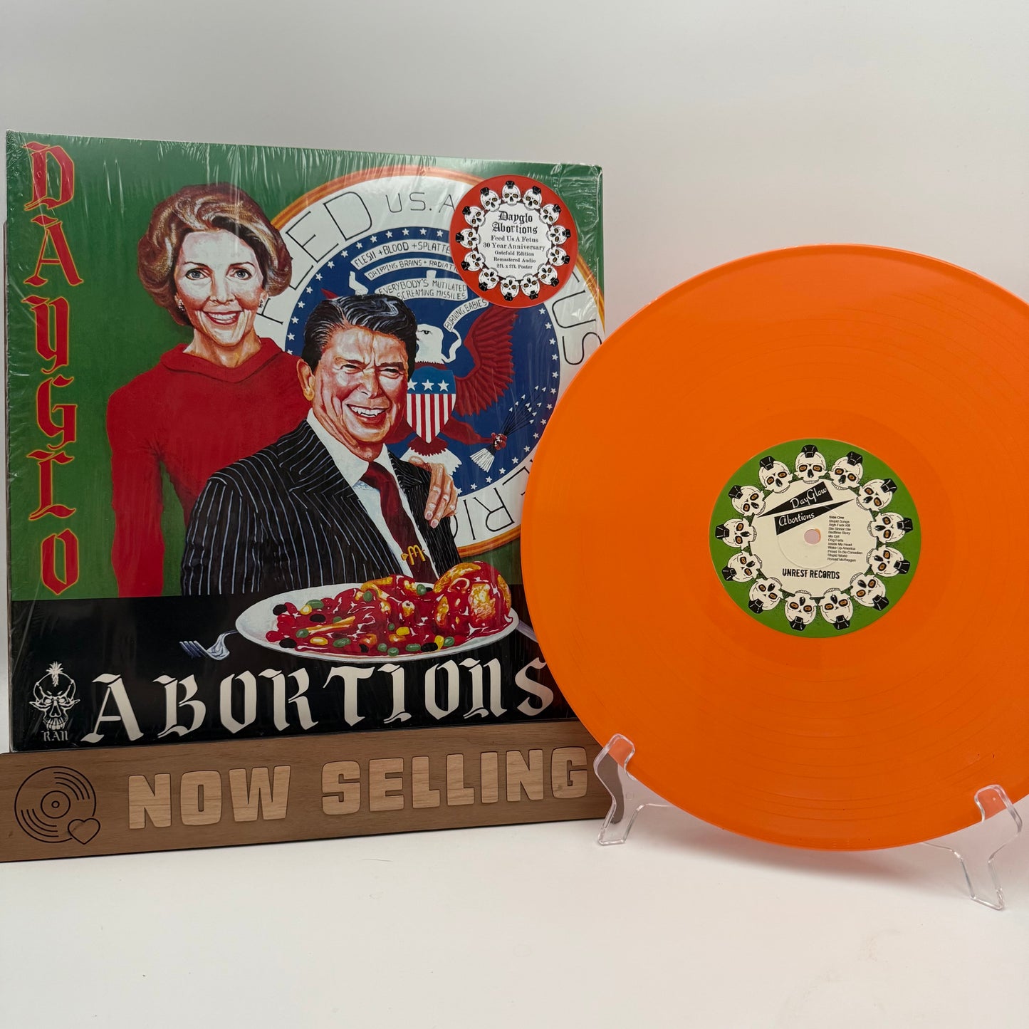 Dayglo Abortions - Feed Us A Fetus Vinyl LP Reissue Orange