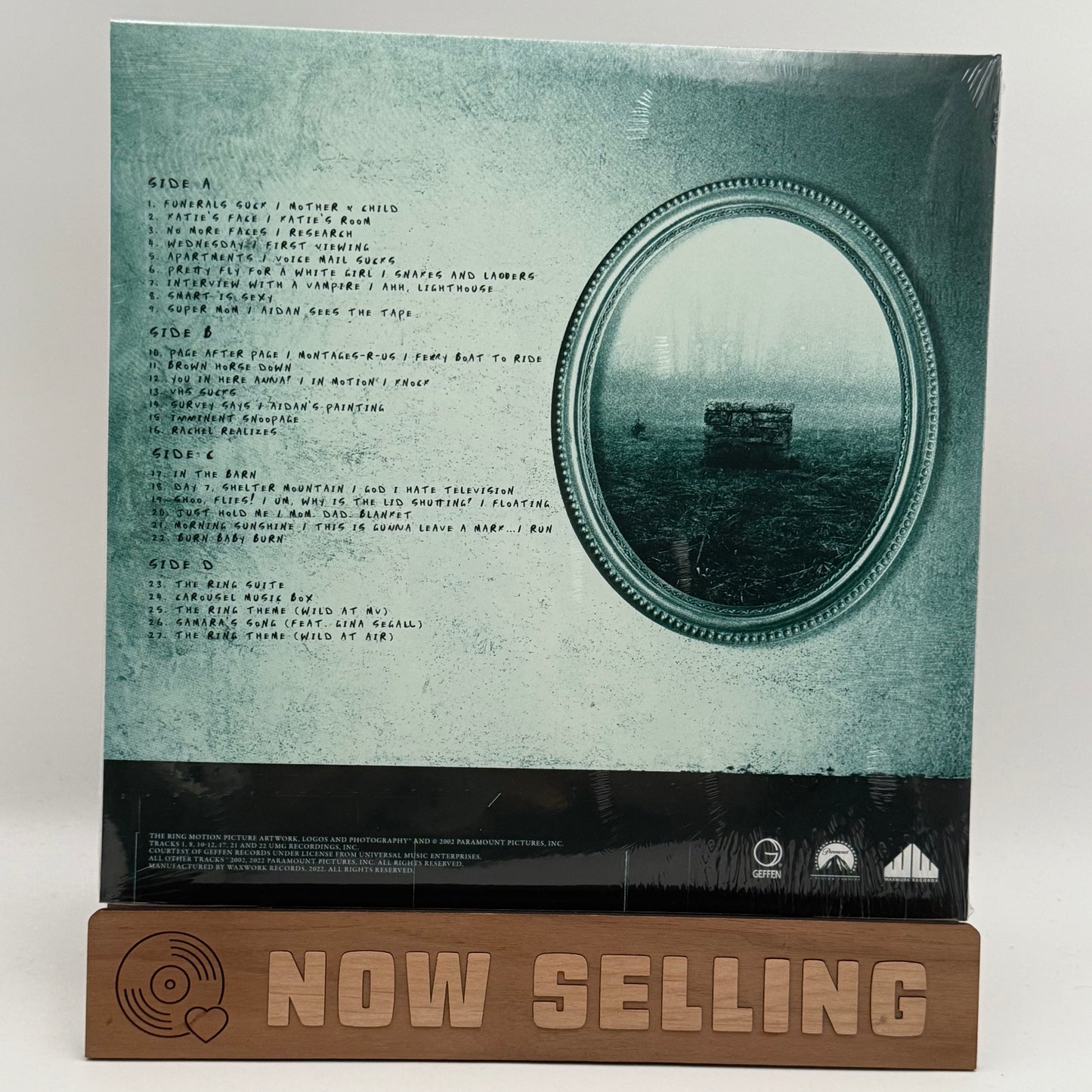 The Ring Soundtrack Vinyl LP Coke Bottle Clear w/ Black Orb SEALED Hans Zimmer