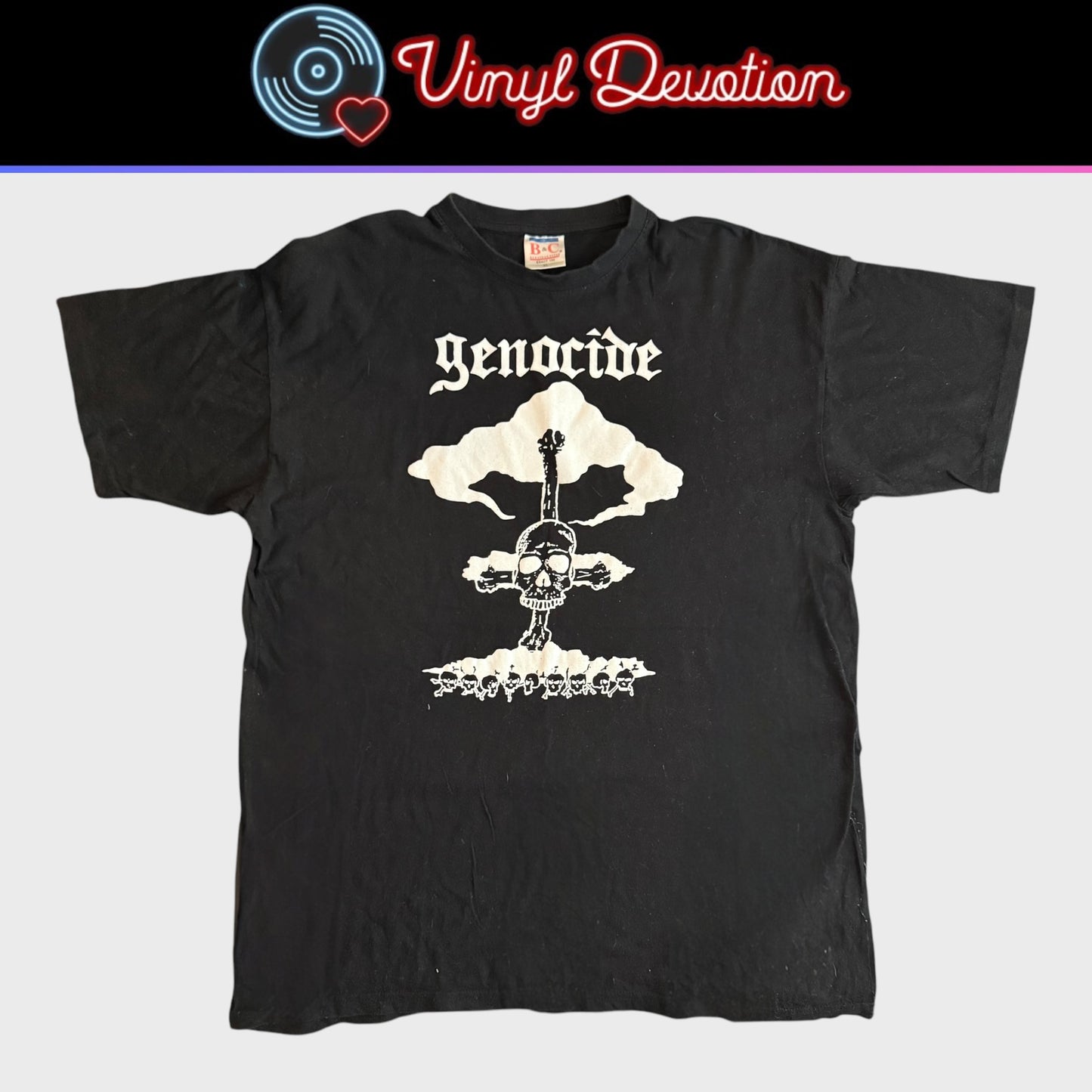 Genocide Band The Stench Of Burning Death T-Shirt Size XL Repulsion