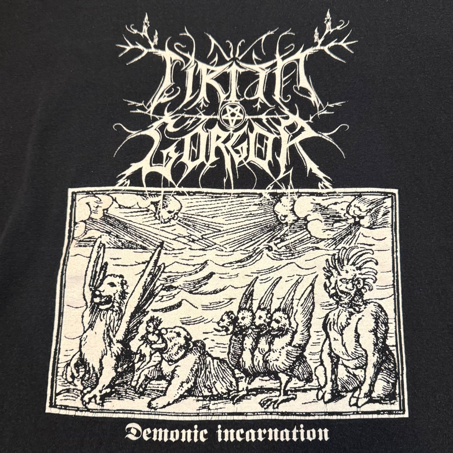 Cirith Gorgor Band Demonic Incarnation Vintage T-Shirt Size XL