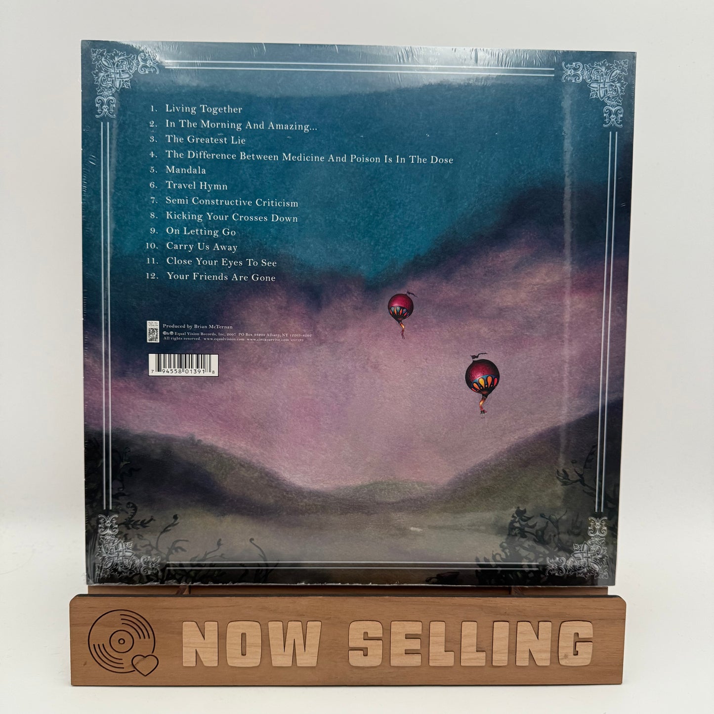 Circa Survive - On Letting Go Vinyl LP Yellow Custard w/ Red & Blue Splatter SEALED