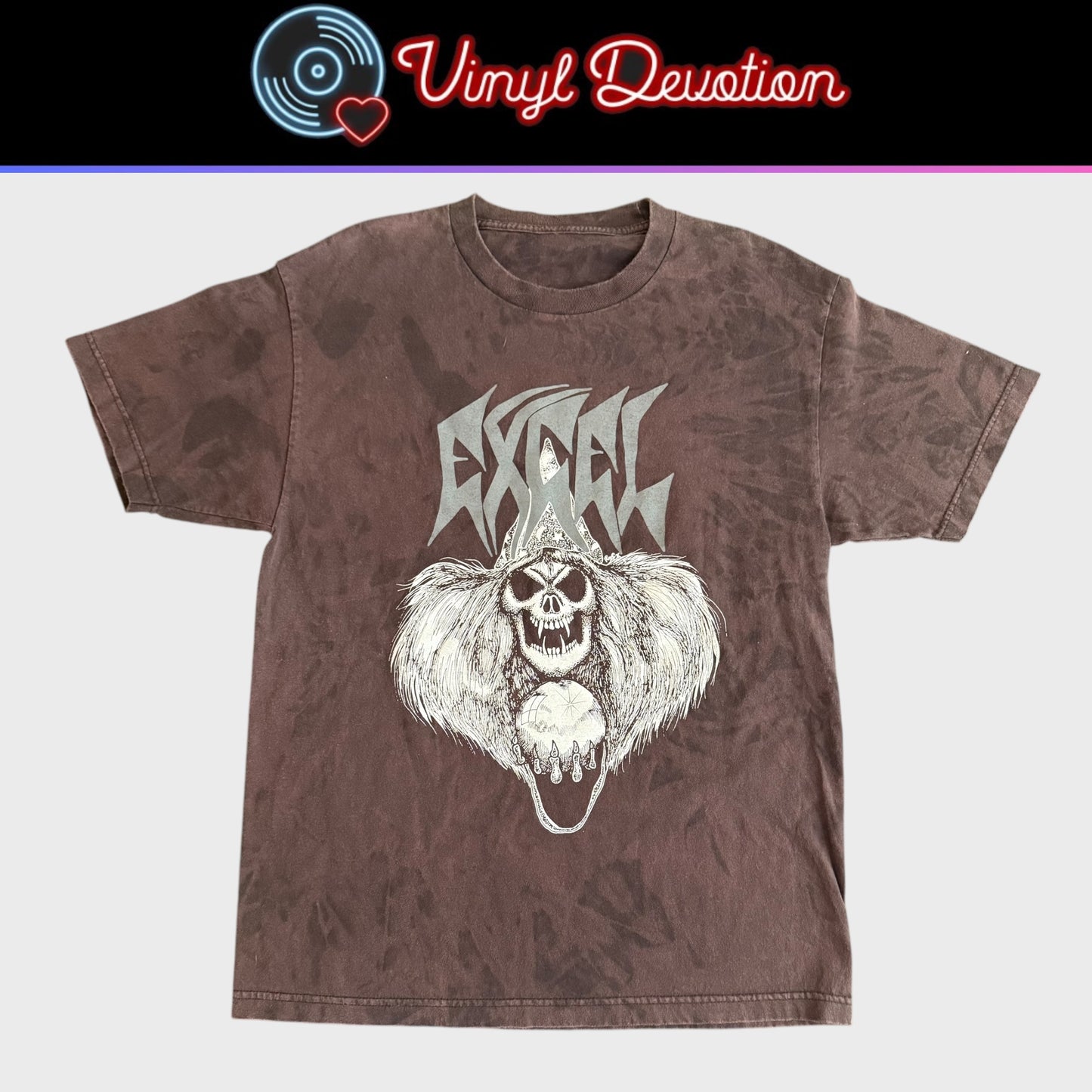 Excel Band Wizard Vintage T-Shirt Size L Chaotic Noise