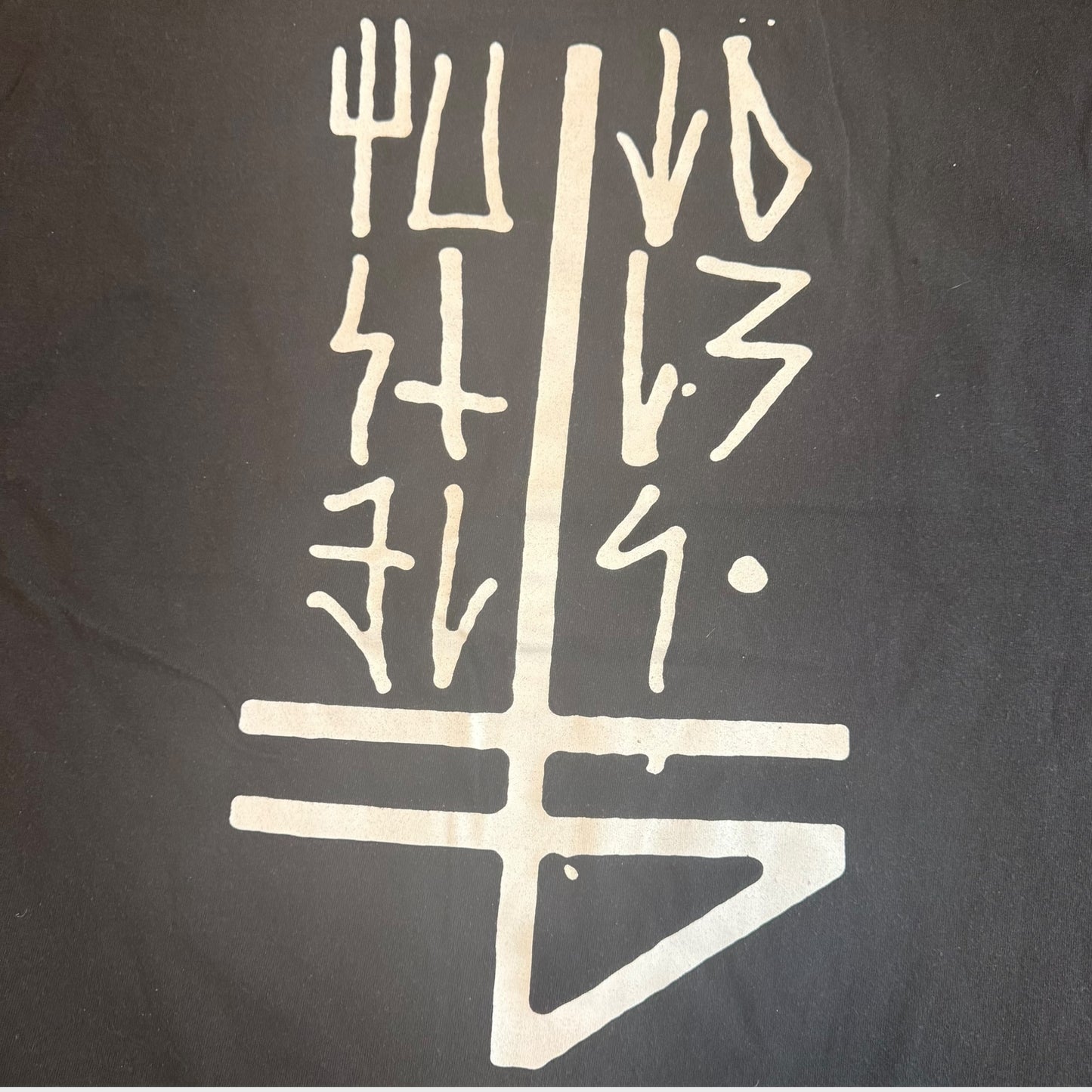 The Banner Hardcore Band Flag T-Shirt Size L