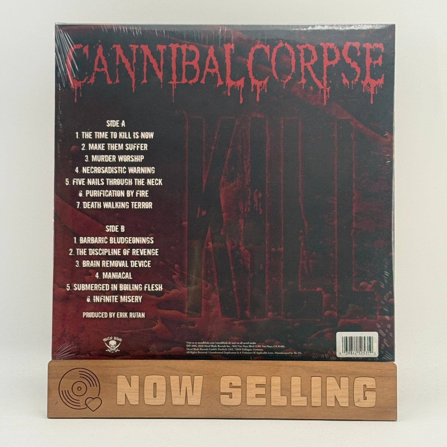 Cannibal Corpse - Kill Vinyl LP Reissue White SEALED