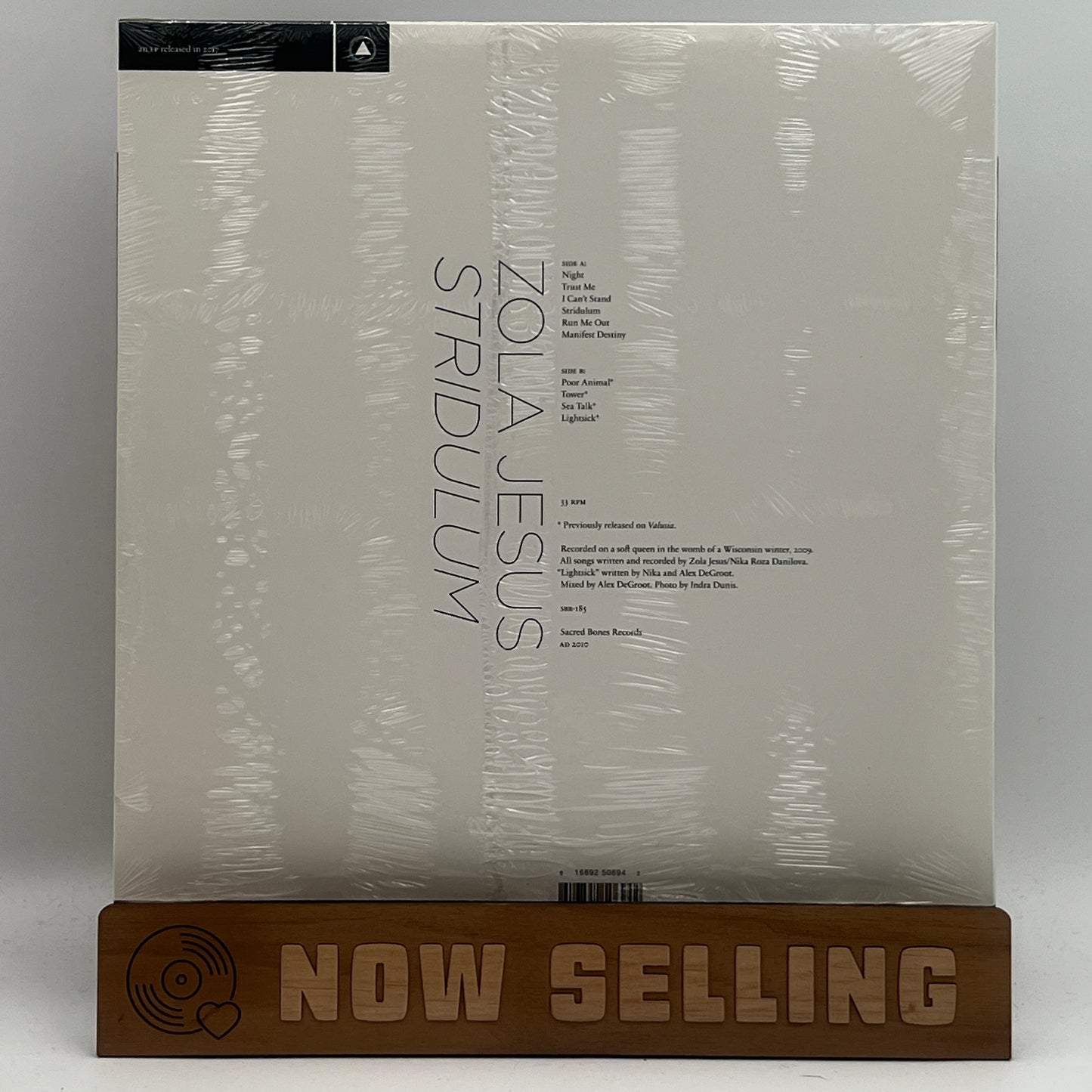 Zola Jesus - Stridulum EP Vinyl Reissue Black SEALED