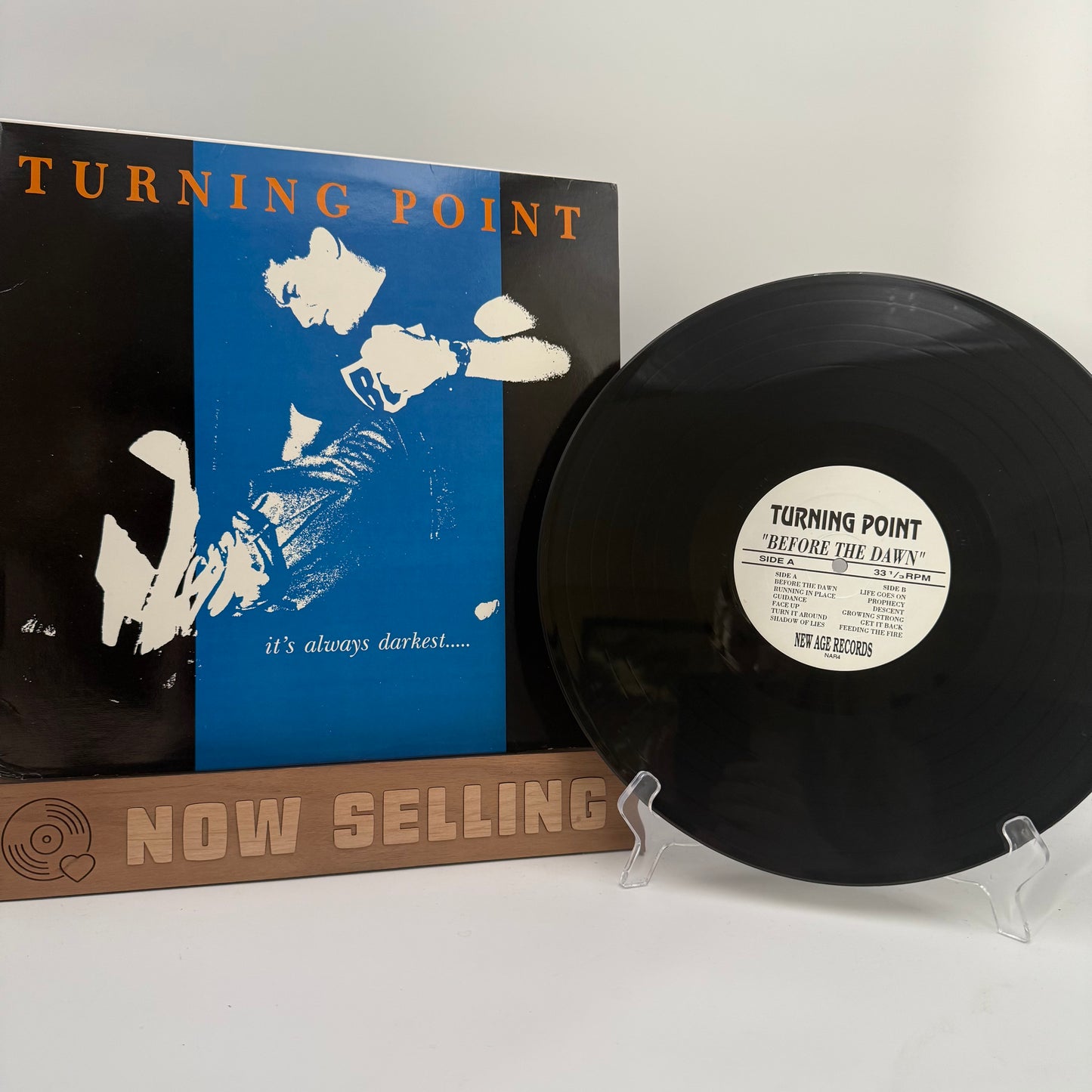 Turning Point - It's Always Darkest Before The Dawn Vinyl LP Original 3rd Press 1990
