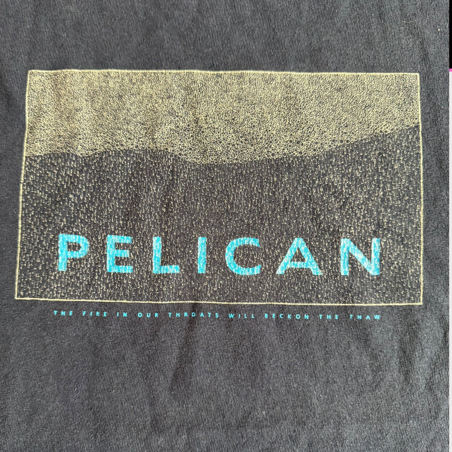 Pelican Band The Fire In Our Throats Will Beckon The Thaw Navy Blue Vintage T-Shirt Size L