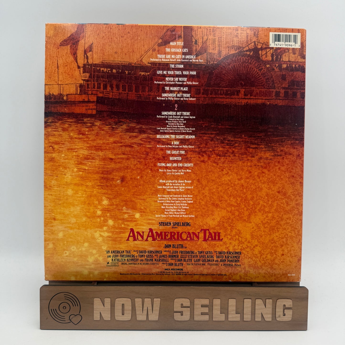 An American Tail Soundtrack Vinyl LP James Horner
