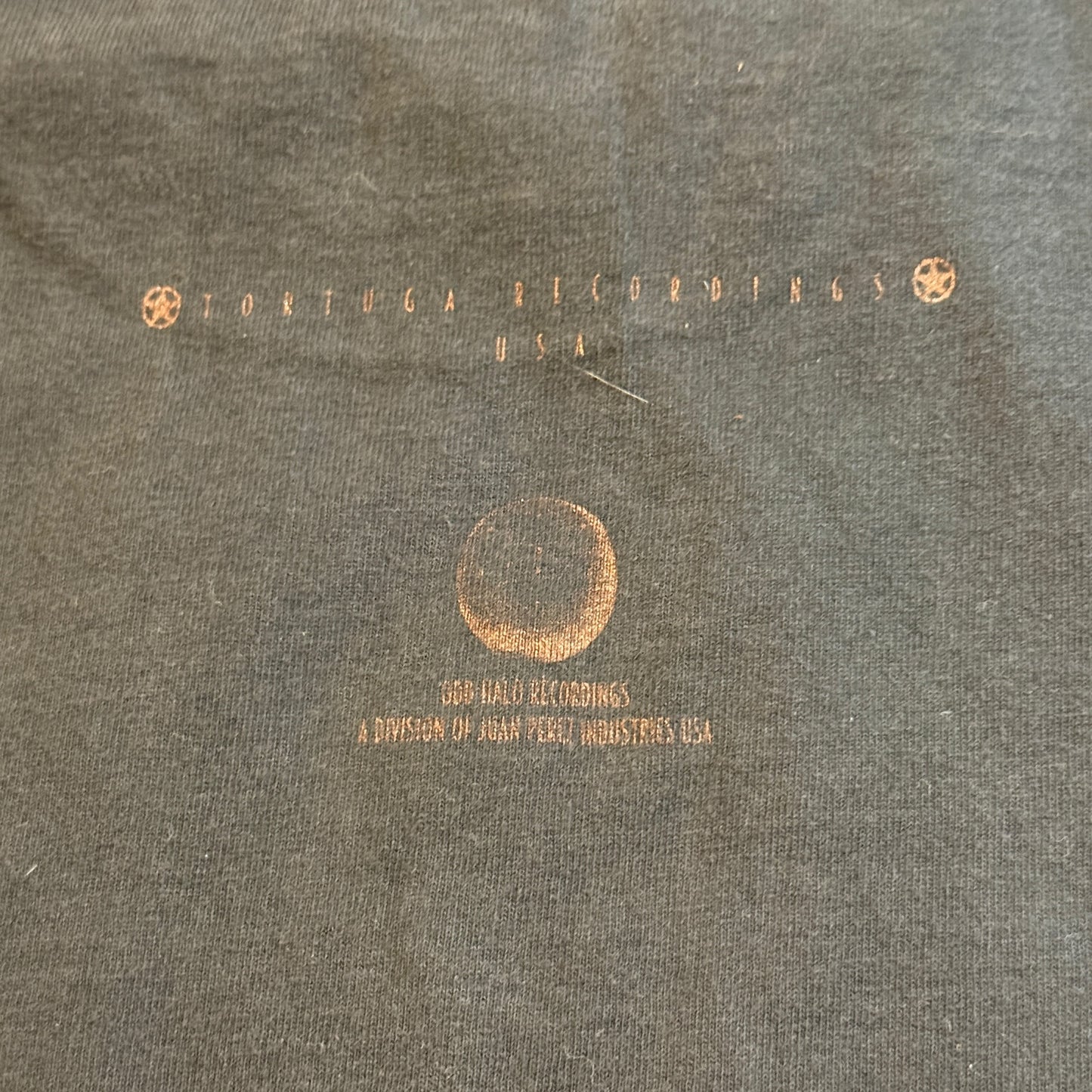 5ive's Continuum Research Project Band 2002 Vintage Cut Sleeves T-Shirt Size M Palms Gozu ISIS The Band