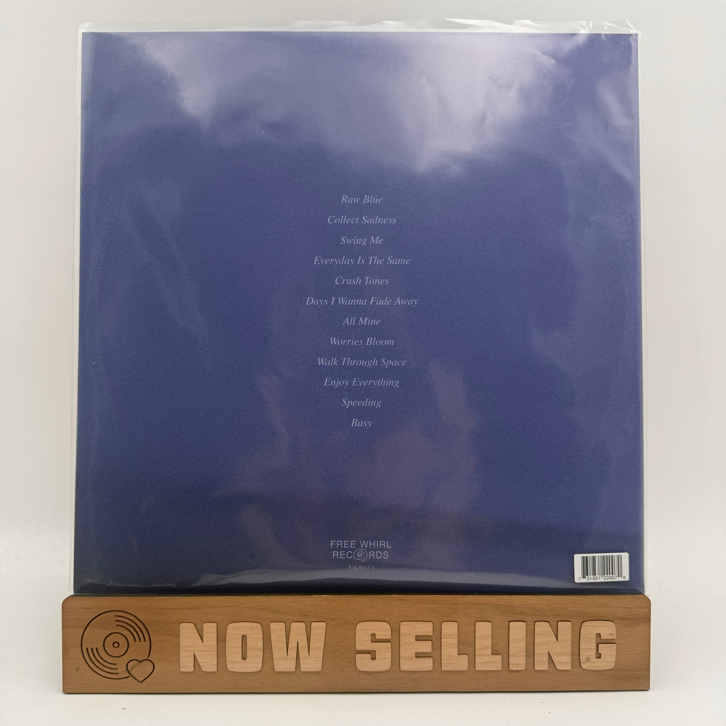 Whirr - Raw Blue Vinyl LP Reissue Blue Metallic
