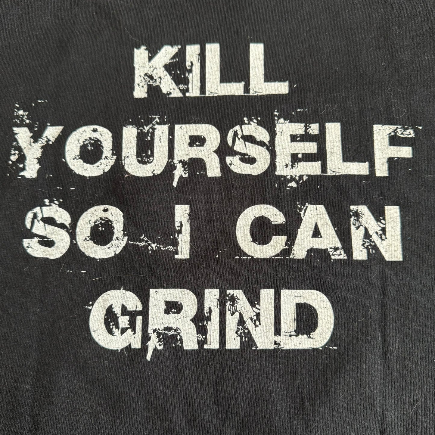 Kill The Client Band Kill Yourself So I Can Grind Vintage T-Shirt Size M