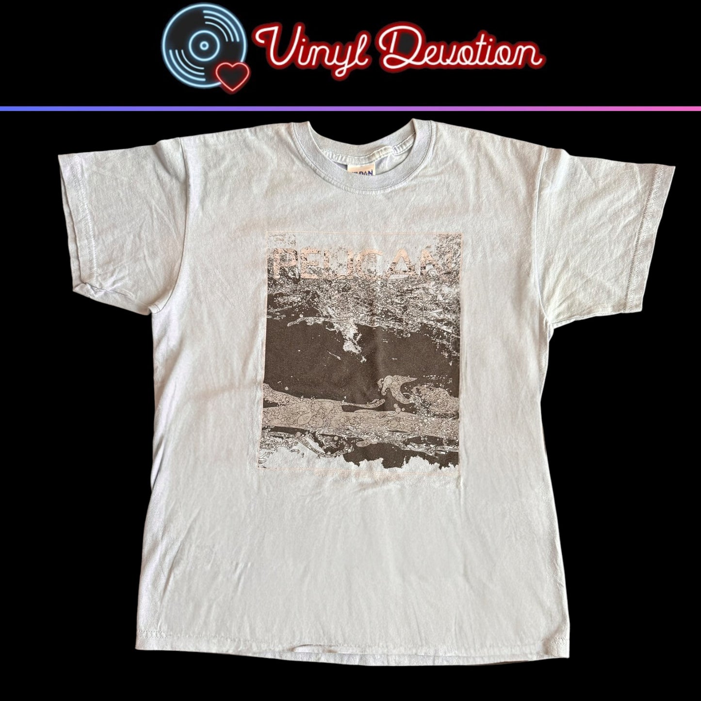 Pelican Band Pink Mammoth / End Of Seasons Baby Blue T-Shirt Size M