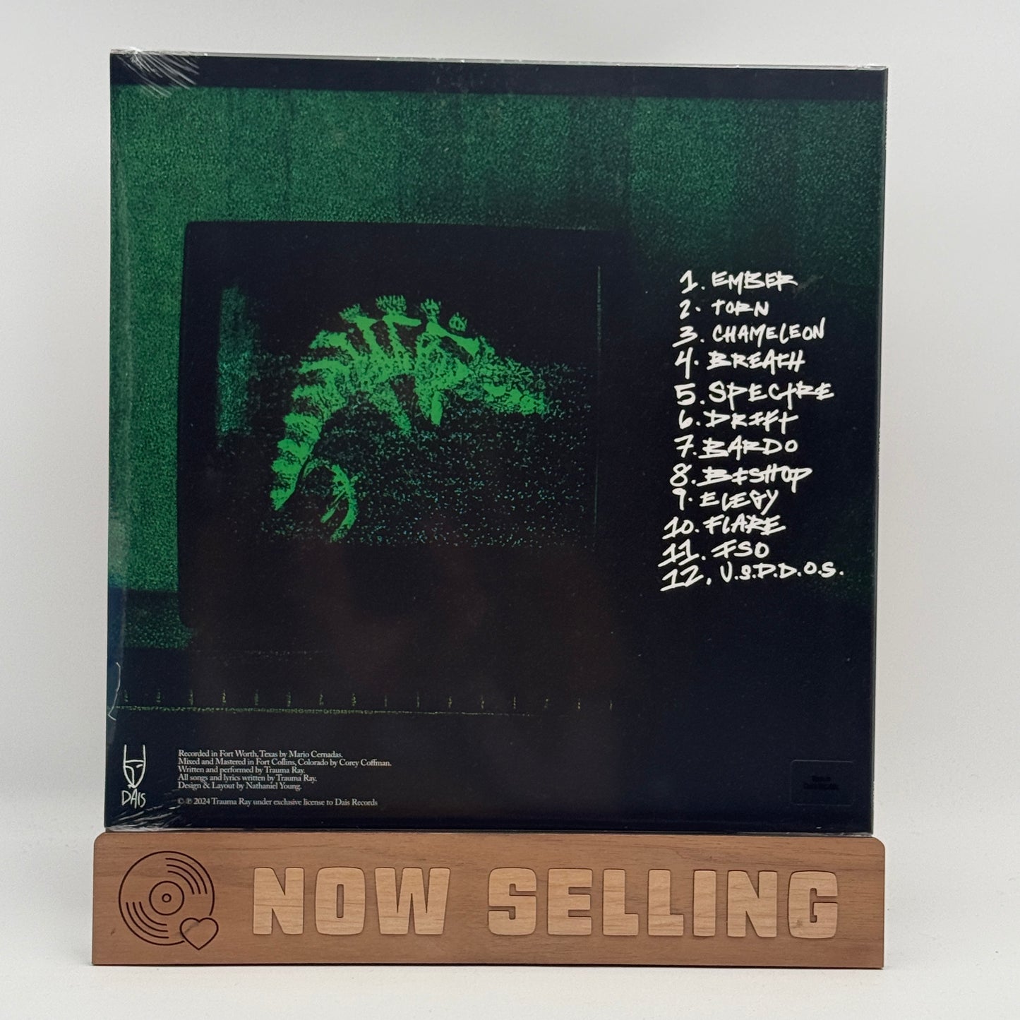Trauma Ray - Chameleon Vinyl LP Cloudy Emerald Green SEALED