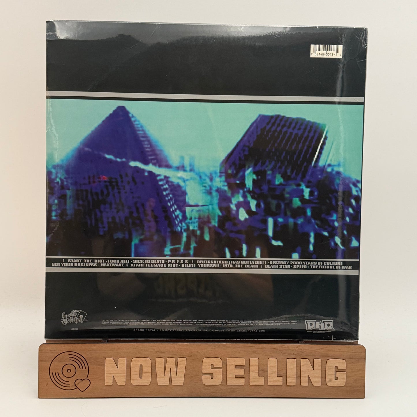 Atari Teenage Riot - Burn, Berlin, Burn! Vinyl LP SEALED Original 1st Press Grand Royal