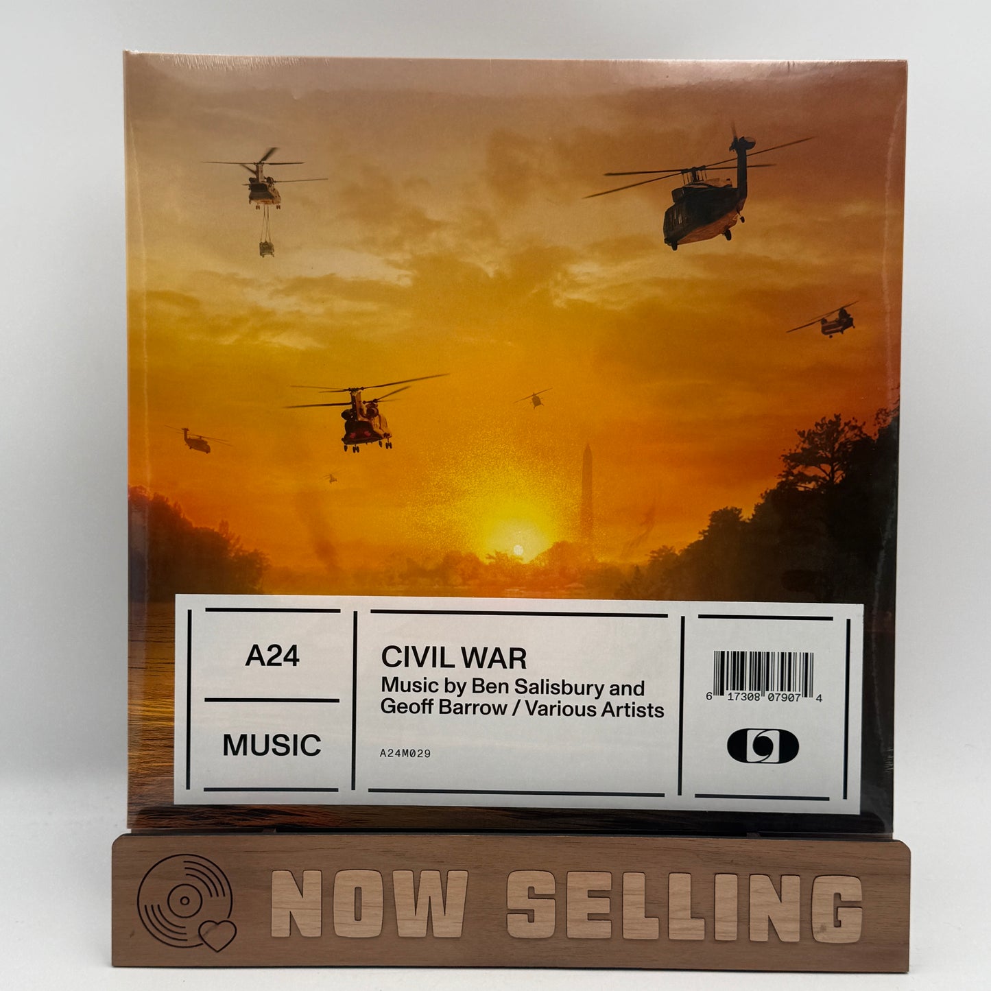 Civil War Soundtrack A24 Vinyl LP Neon Green SEALED Ben Salisbury Geoff Barrow
