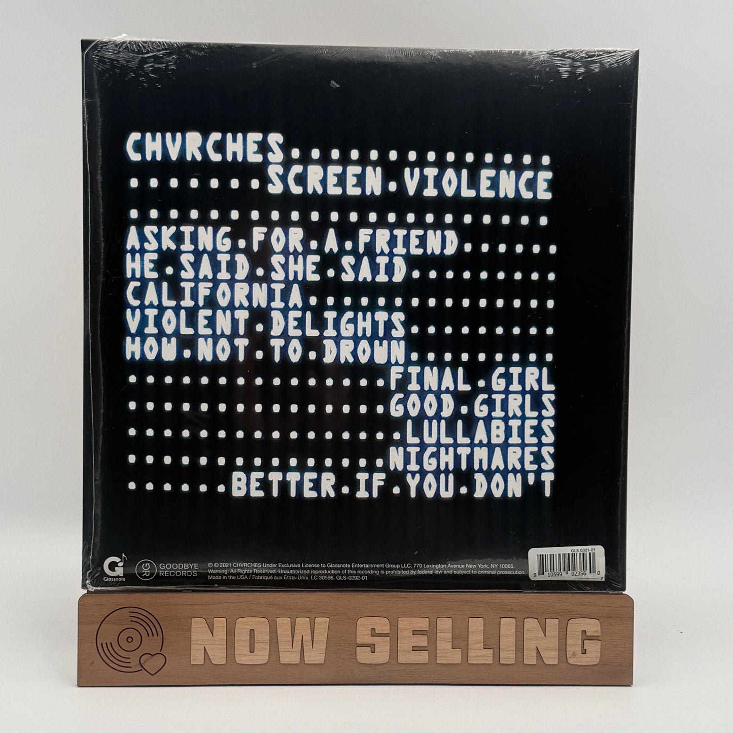 Chvrches - Screen Violence Vinyl LP Transparent Blue SEALED