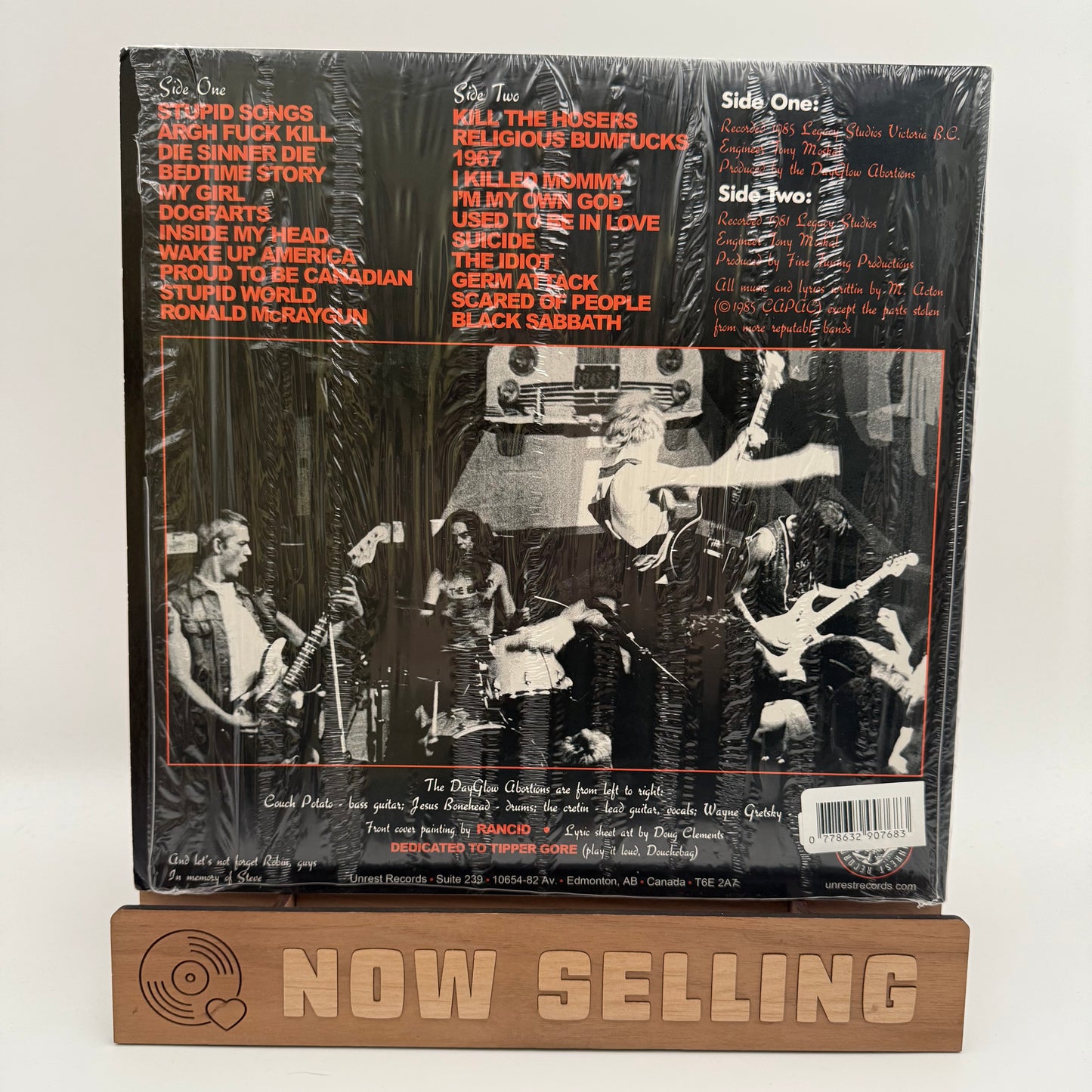 Dayglo Abortions - Feed Us A Fetus Vinyl LP Reissue Orange
