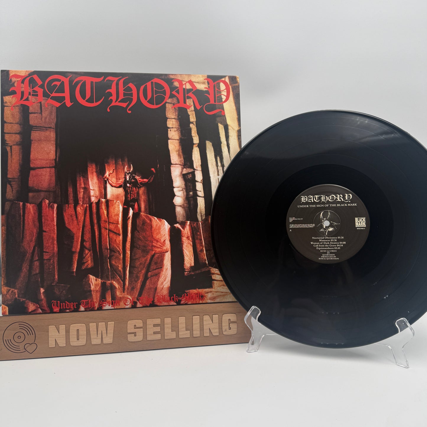Bathory - Under The Sign Of The Black Mark Vinyl LP Reissue Repress Black