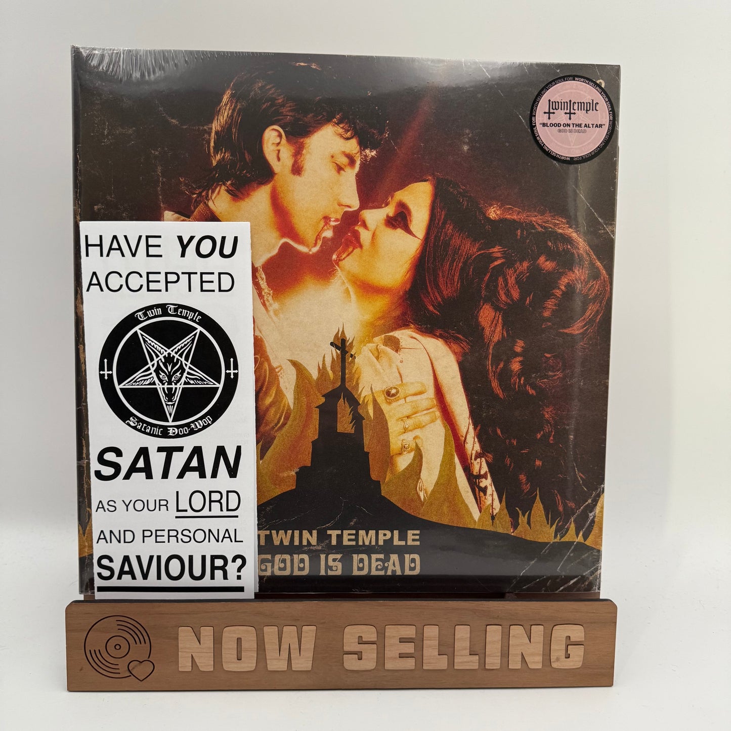 Twin Temple - God Is Dead Vinyl LP SEALED Blood On The Altar Numbered