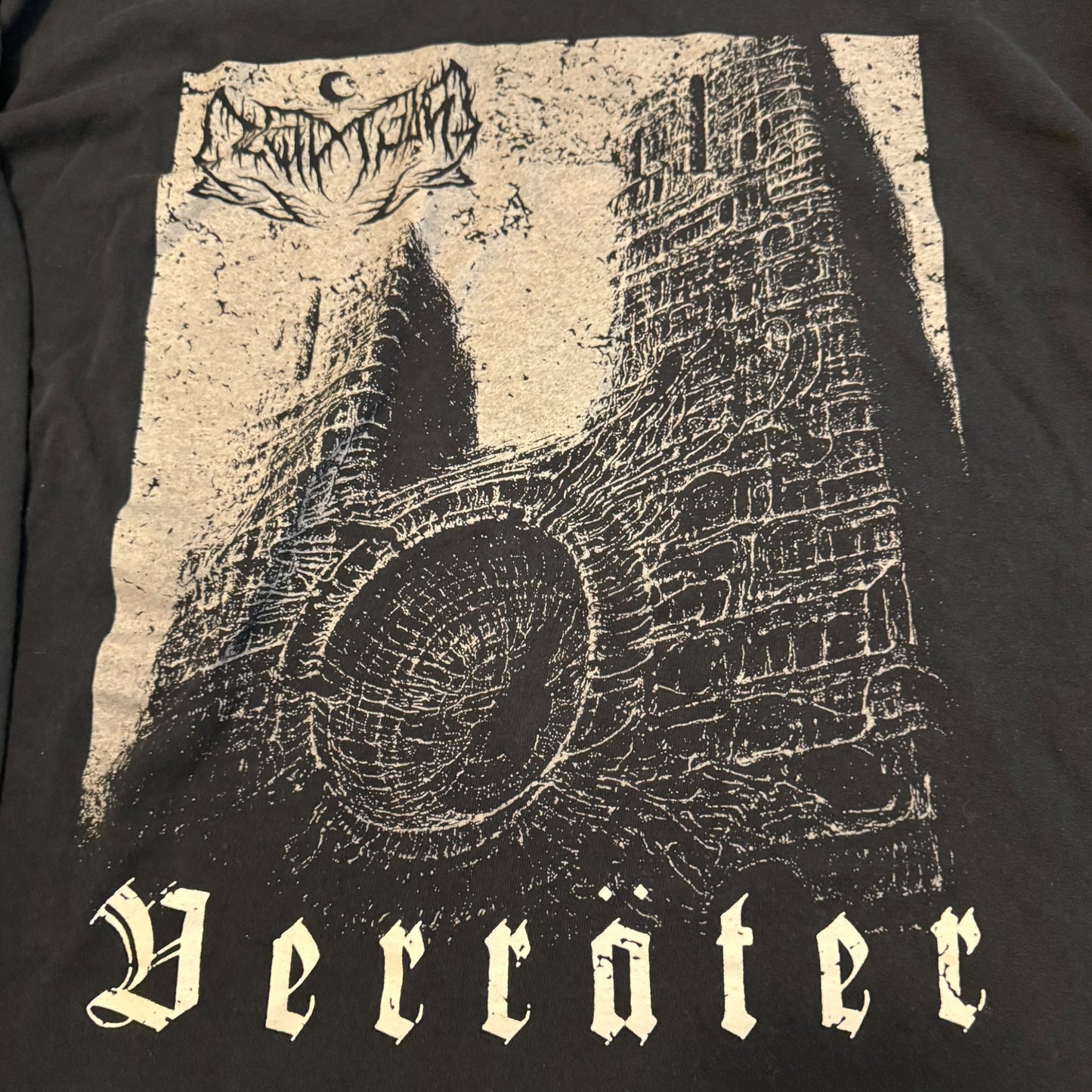 Leviathan Black Metal Band Verrater Long Sleeve T-Shirt Size XL