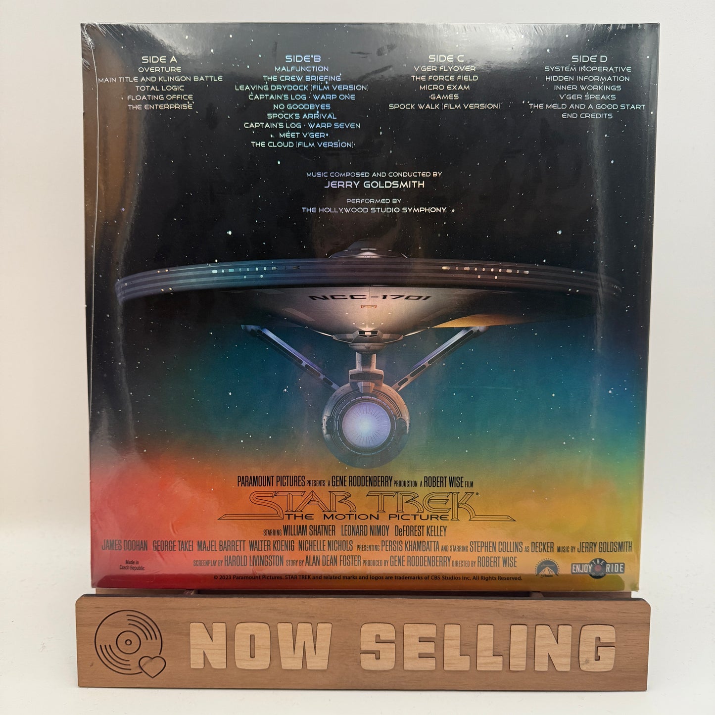 Star Trek The Motion Picture The Director's Edition Vinyl LP Blue/White SEALED Jerry Goldsmith