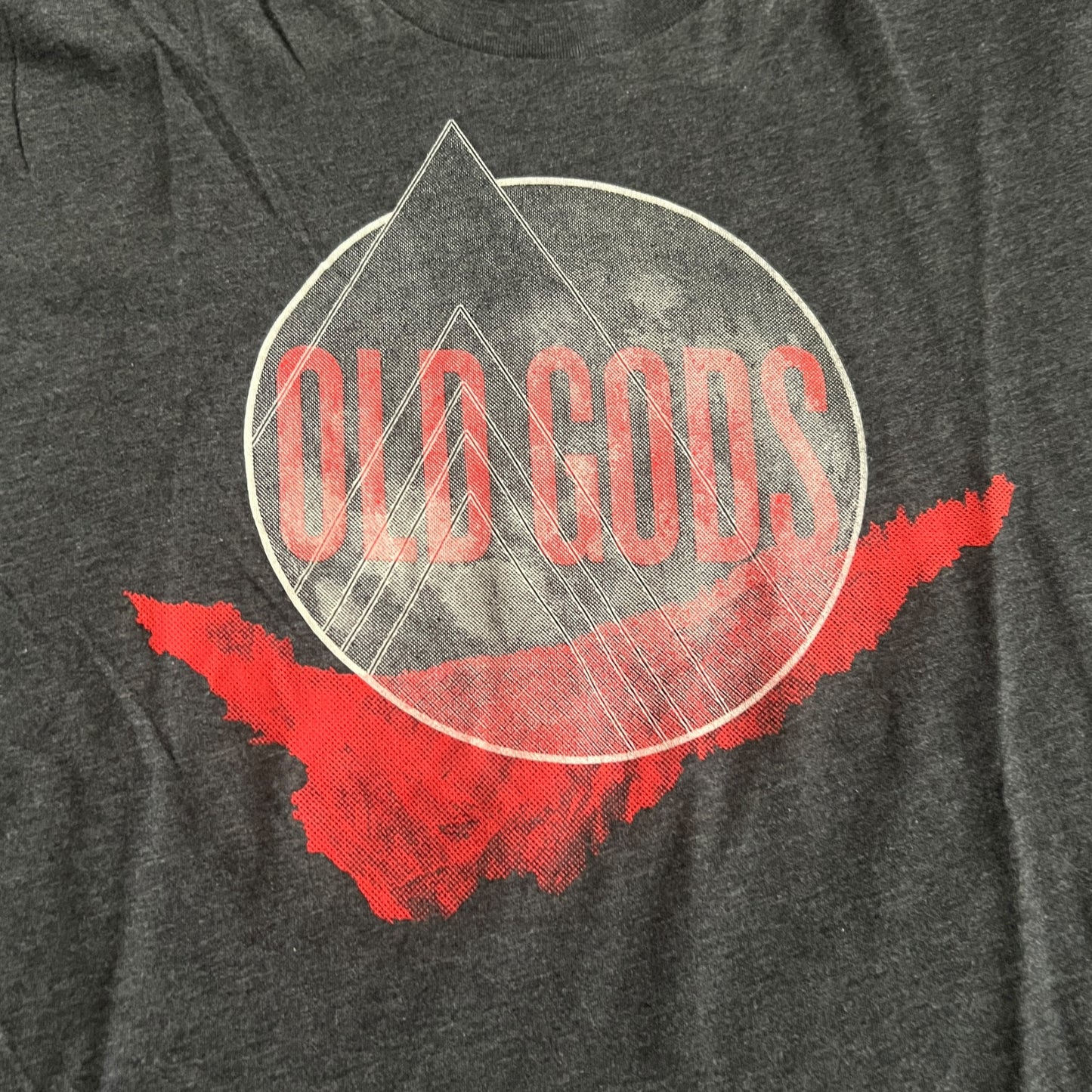 Old Gods Band Mountains T-Shirt Size L Hardcore