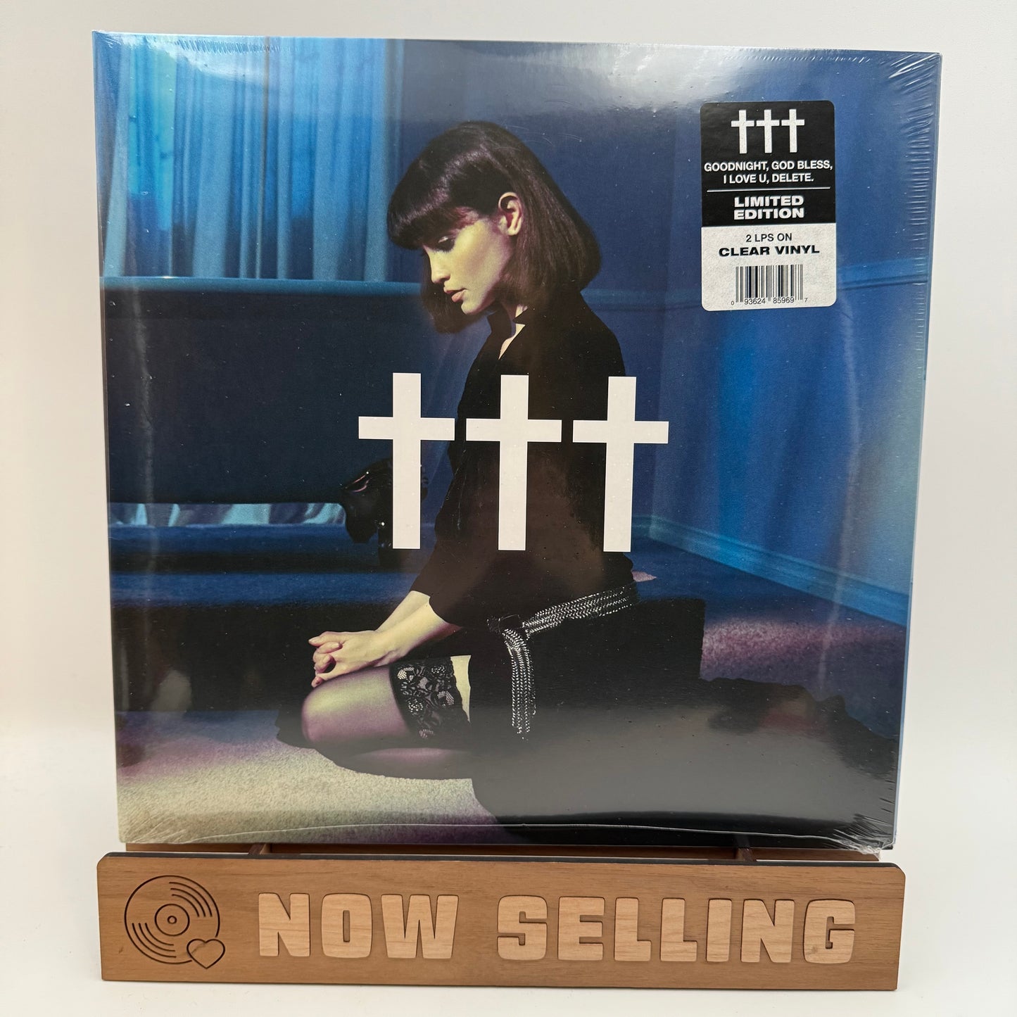 ††† - Goodnight, God Bless I Love U, Delete. Vinyl LP Clear Crosses SEALED