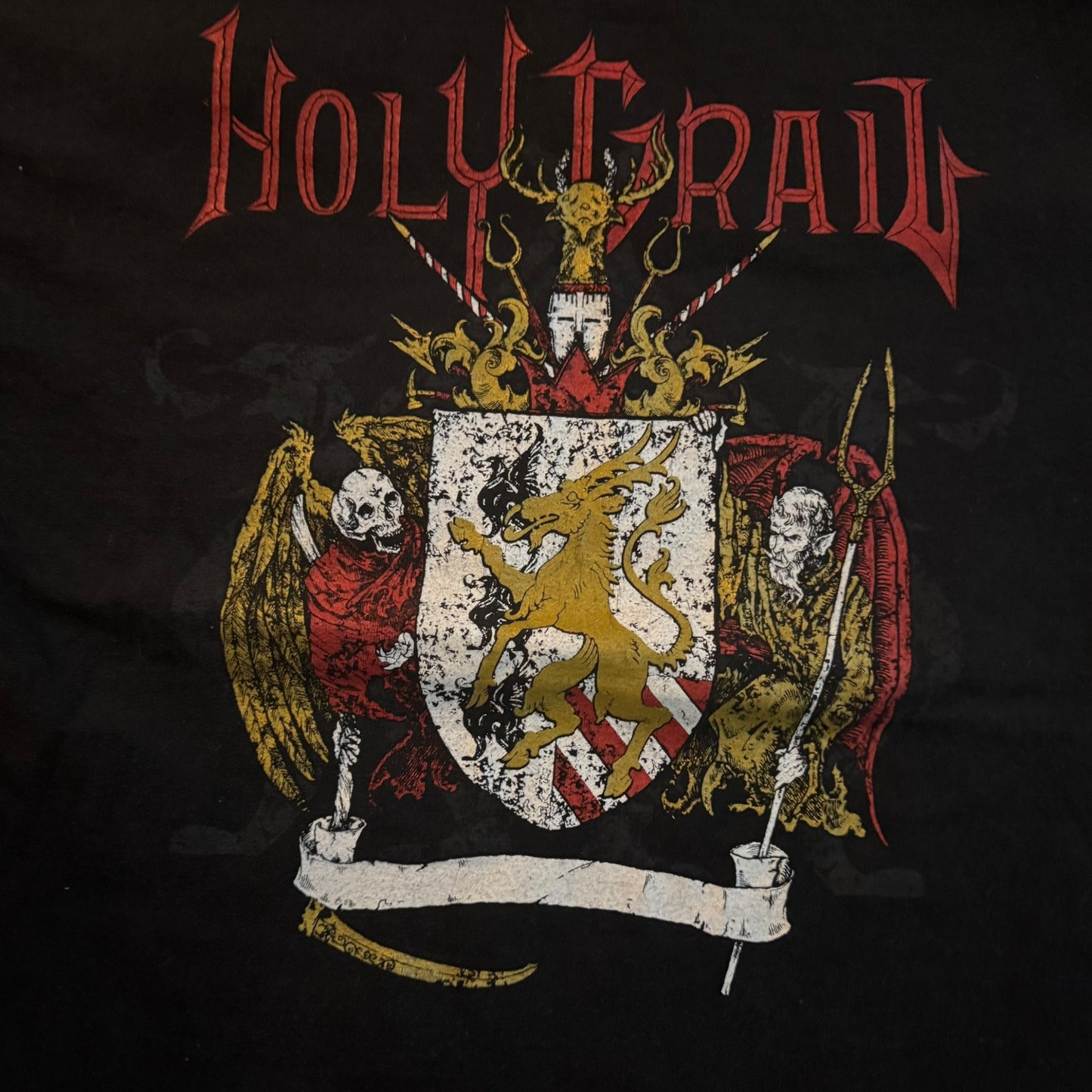 Holy Grail Band Serpent Crest T-Shirt Size M Thrash / Power Metal
