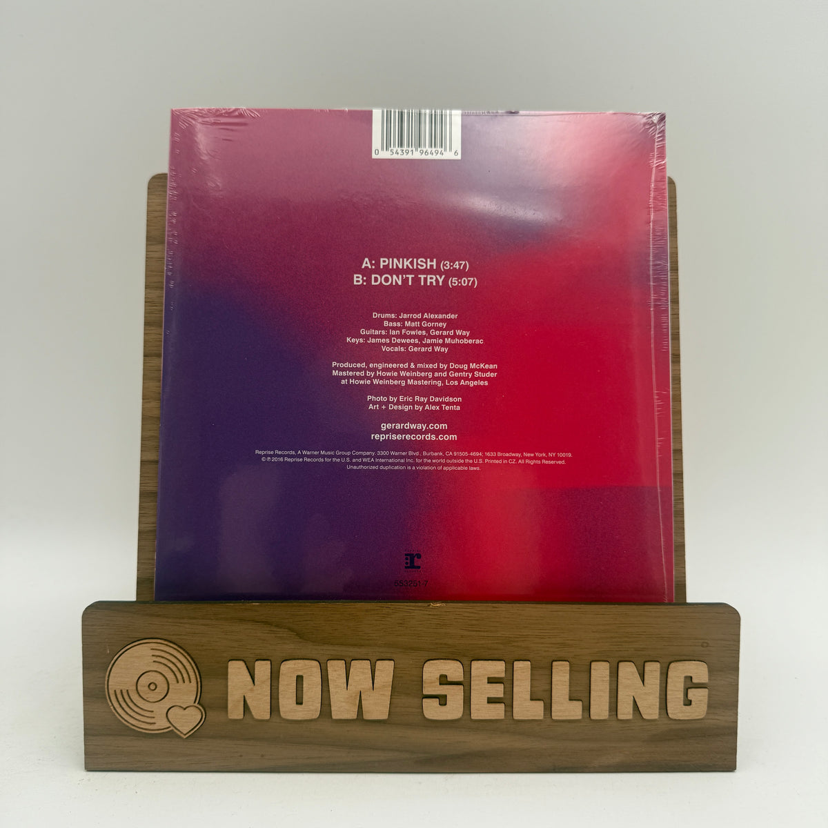 Gerard Way - Pinkish / Don't Try Vinyl 7" Splatter SEALED RSD 2016 My Chemical Romance