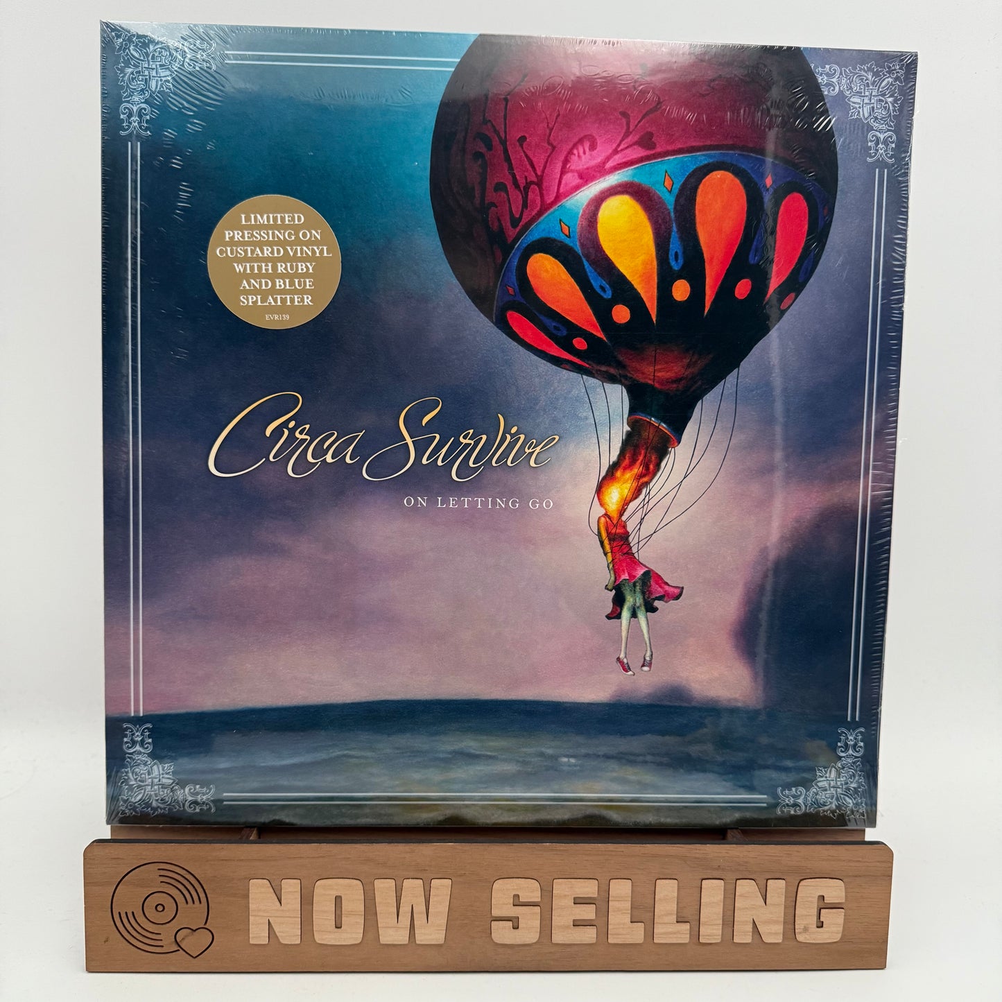 Circa Survive - On Letting Go Vinyl LP Yellow Custard w/ Red & Blue Splatter SEALED